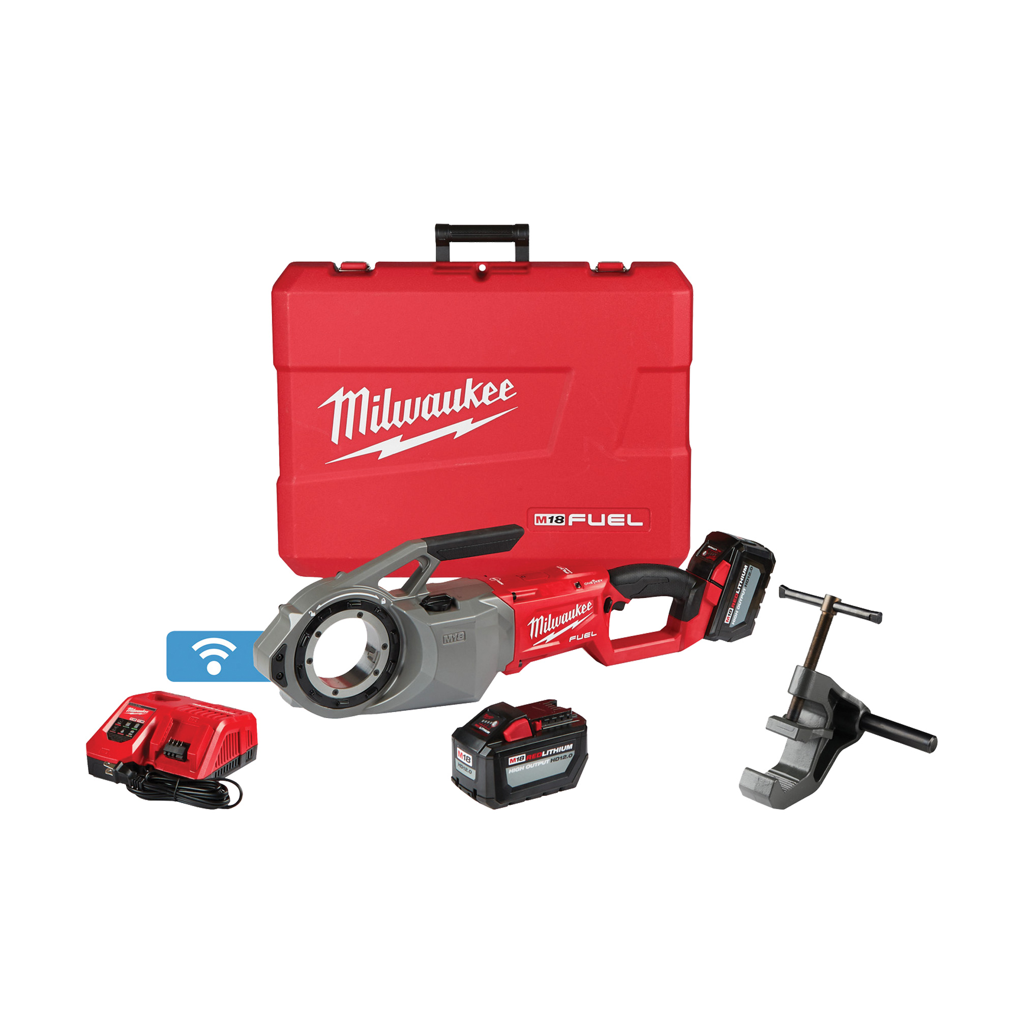 Trousse de cintreuses à tuyaux M18 FuelMC, 41 tr/min, Filetage de la tige 1/8" - 2"