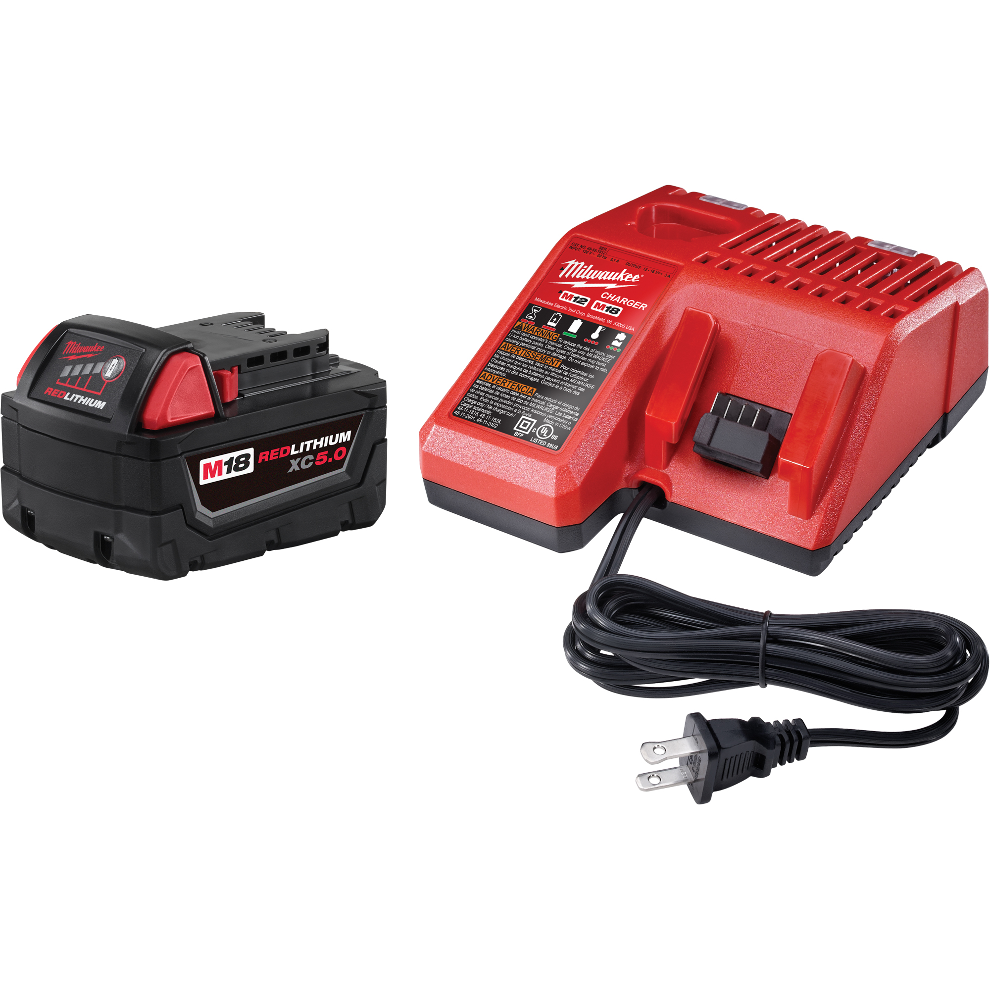 Trousse de départ de système M18MC RedlithiumMC XC 5.0, 18 V, Lithium-ion