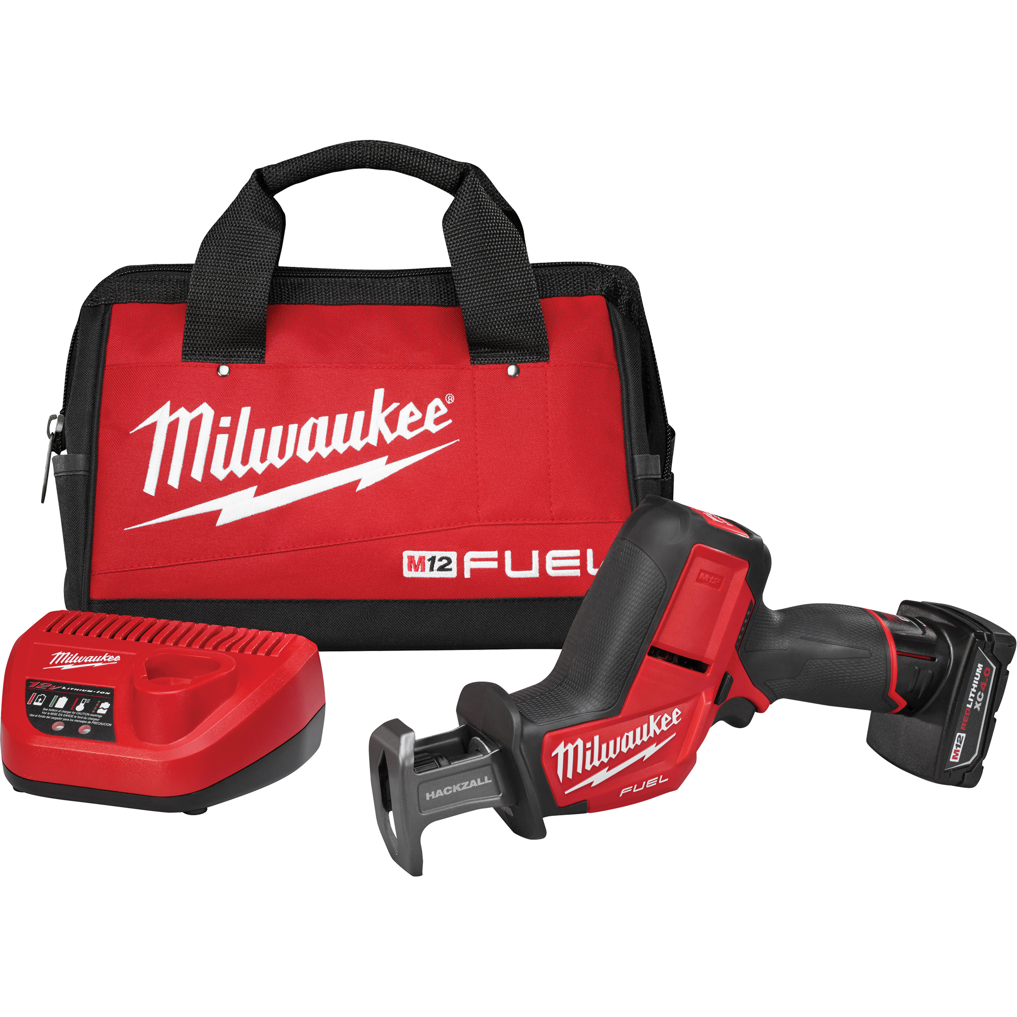 Trousse de scie alternative M12 FuelMC HackzallMD, 12 V, Lithium-ion Bloc-pile, 0 - 3000 coups/min