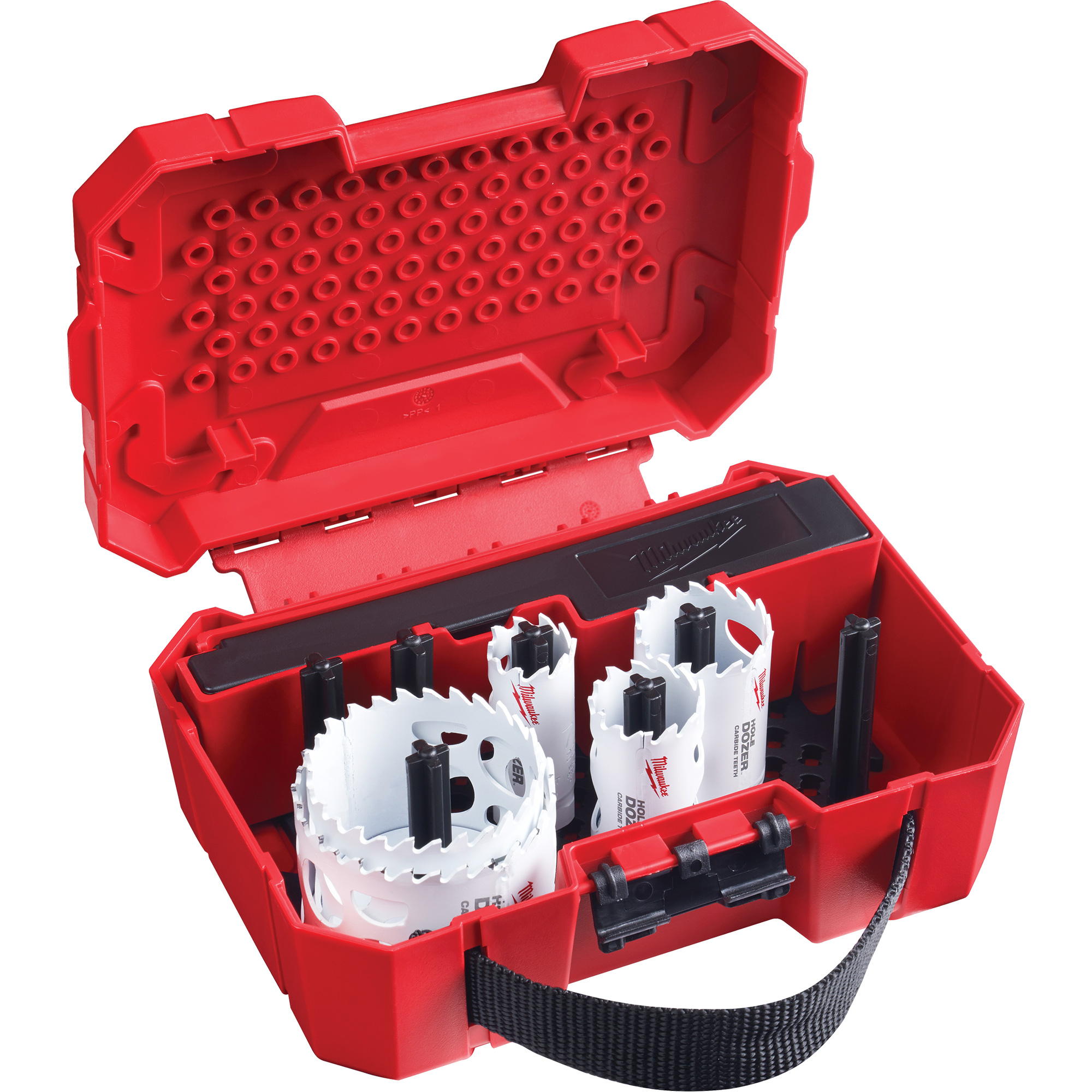 Trousse de scie-cloche à dents en carbure Hole DozerMC, 9 morceaux