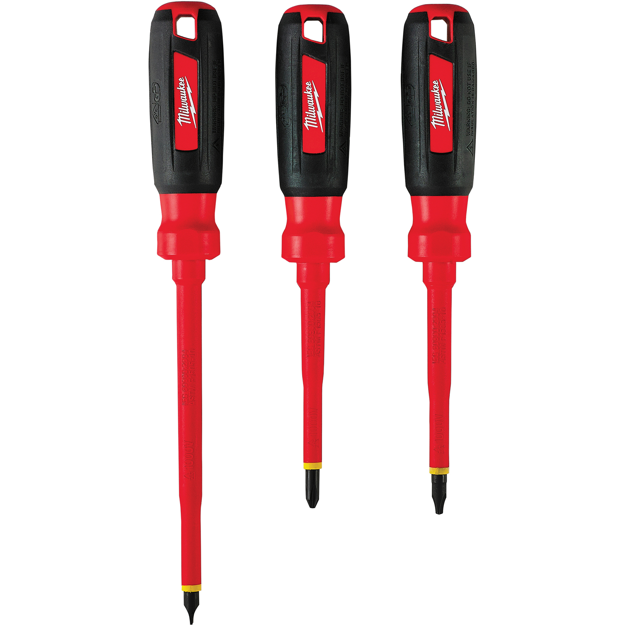 Trousse de tournevis isolés, 1000 V, 3 Mcx