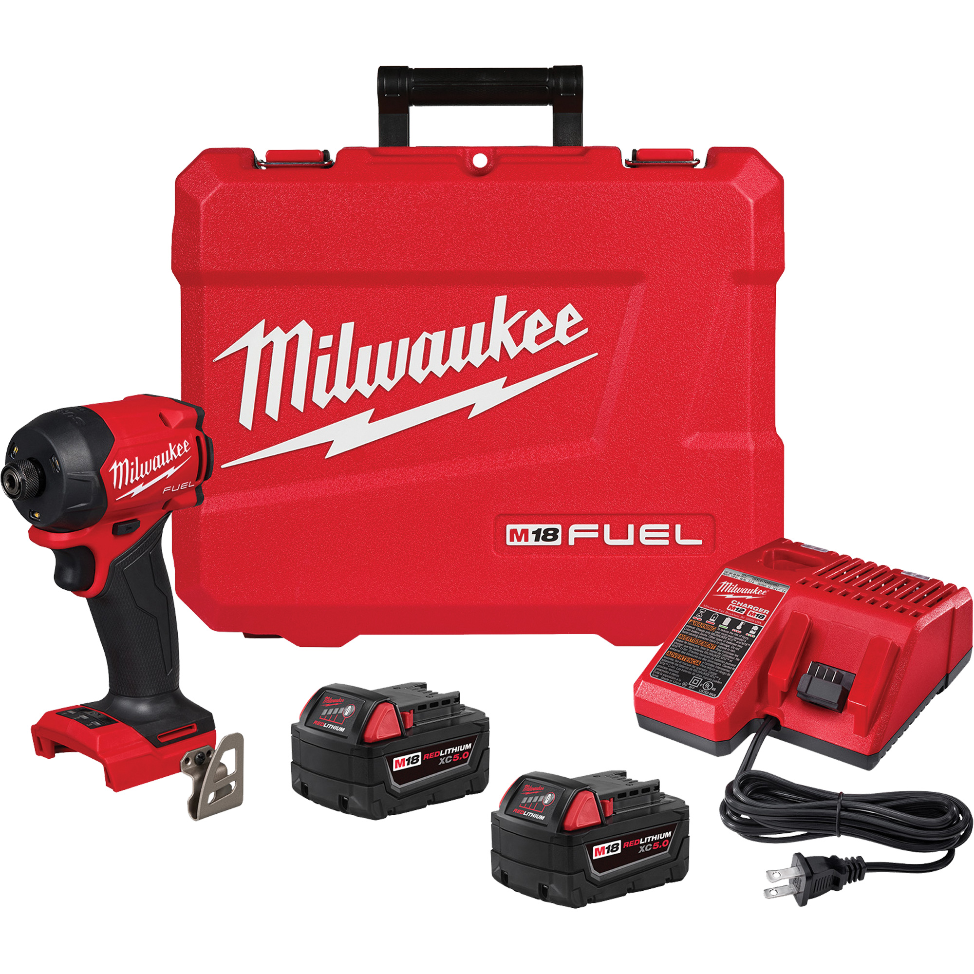 Trousse visseuse hydraulique à prise hexagonale SURGEMC M18 FUELMC , 1/4", 1000 lb-po Couple max., 18 V, Lithium-ion