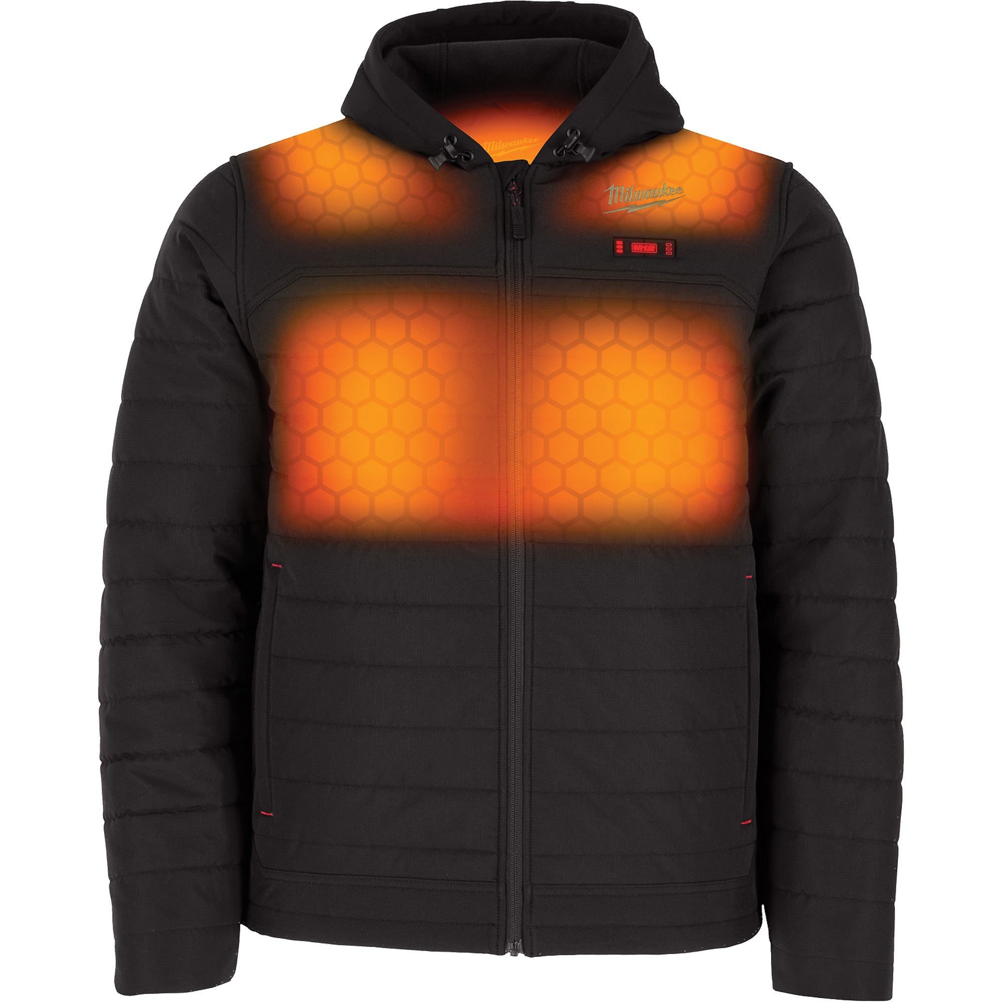 Veste chauffante M12MC QuietShellMC avec pile, Hommes, 2T-Grand, Noir