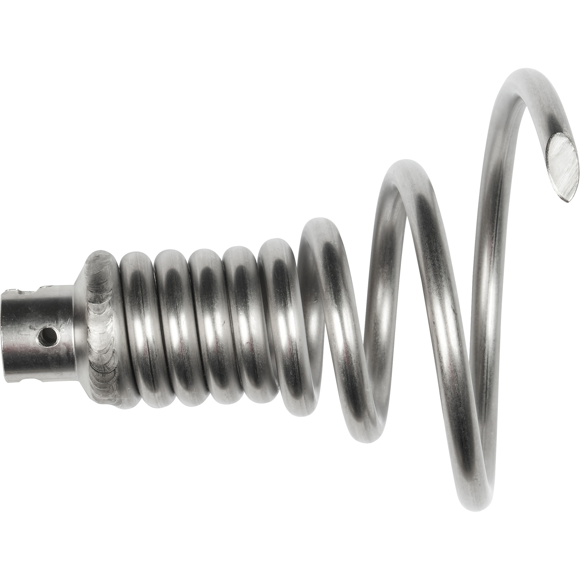 Vis sans fin avec entonnoir pour câble de tambour