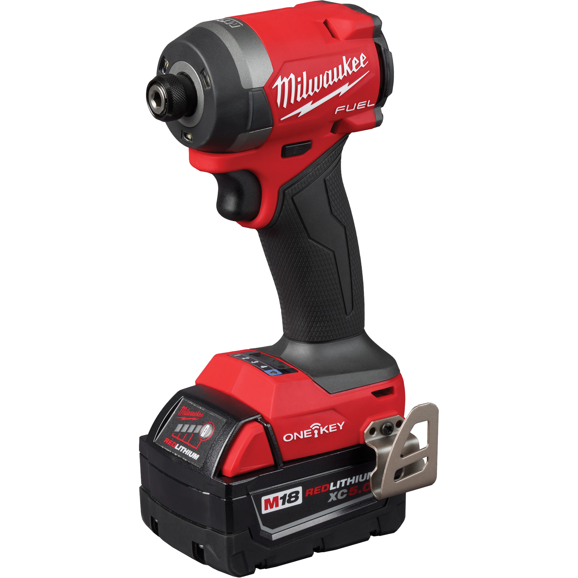 Visseuse à chocs à tête hexagonale M18 FuelMC avec One-KeyMC (outil seul), 1/4", 2000 lb-po Couple max., 18 V, Lithium-ion