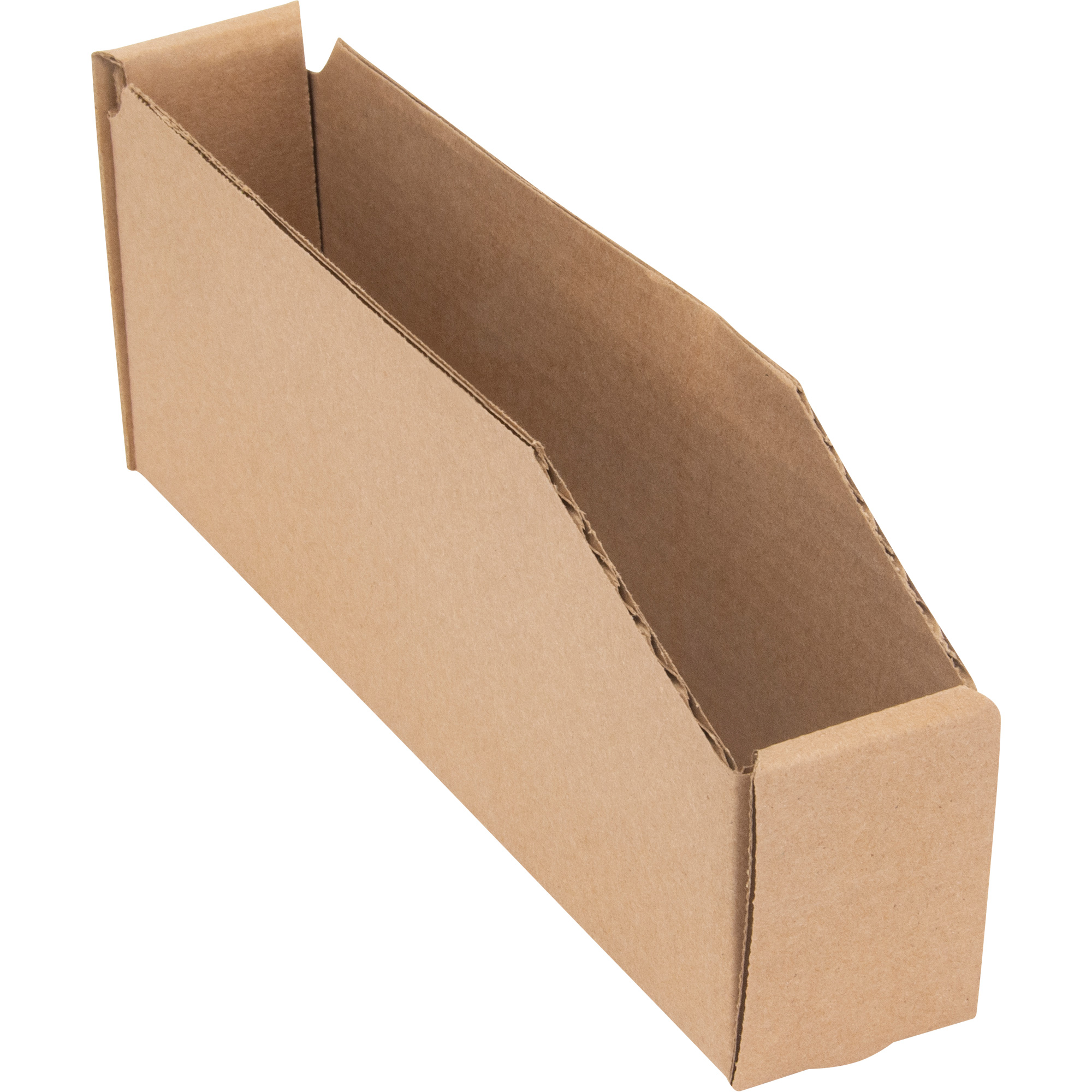 Boîtes profondes en carton ondulé, 1-15/16" la x 11-1/4" p x 4-1/2" h, Beige