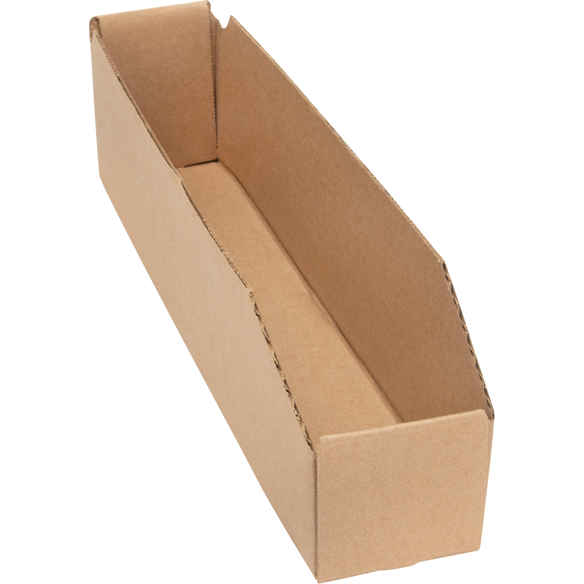 Boîtes profondes en carton ondulé, 1-7/8" la x 17-1/8" p x 4-1/2" h, Beige