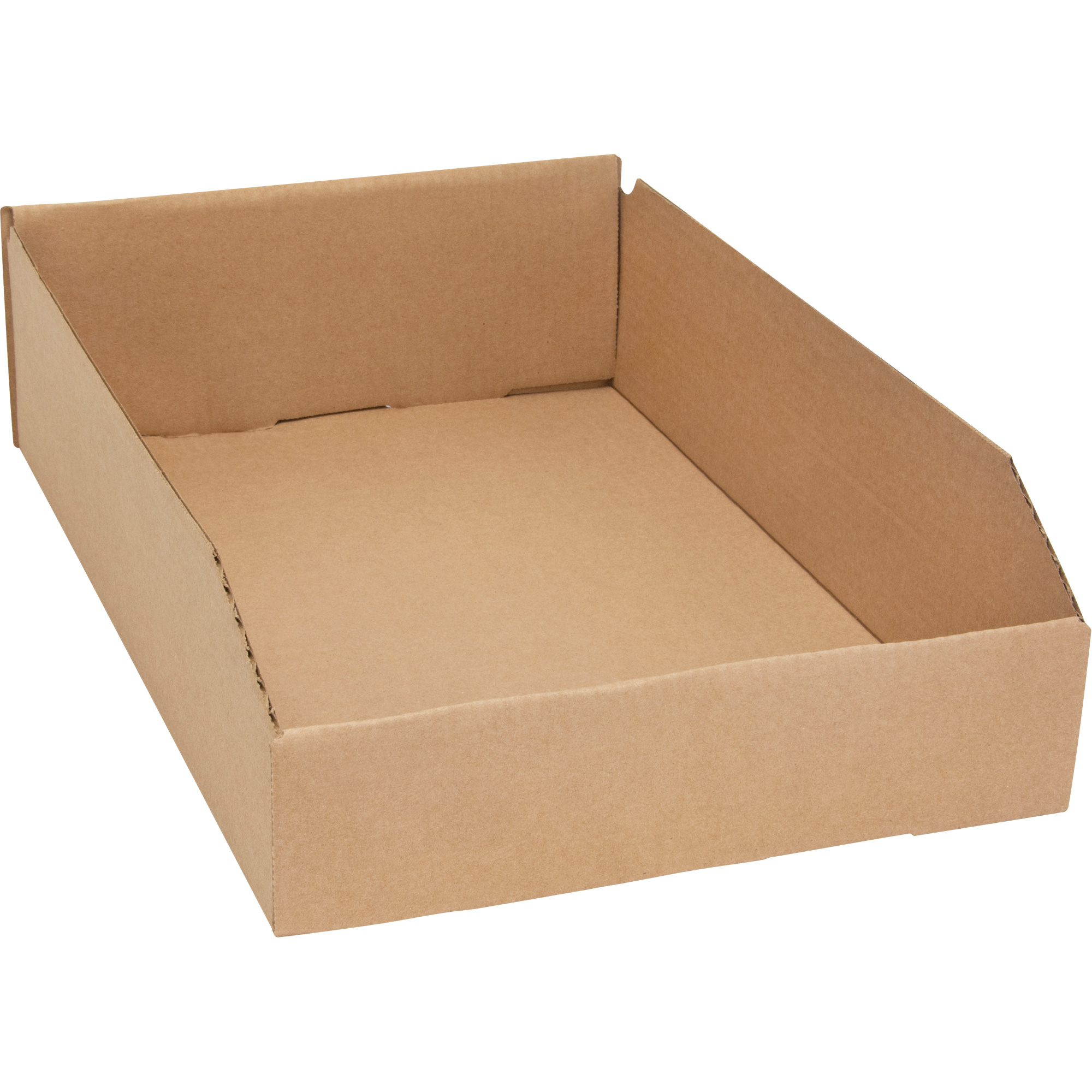 Boîtes profondes en carton ondulé, 11-3/4" la x 17-1/4" p x 4-1/2" h, Beige