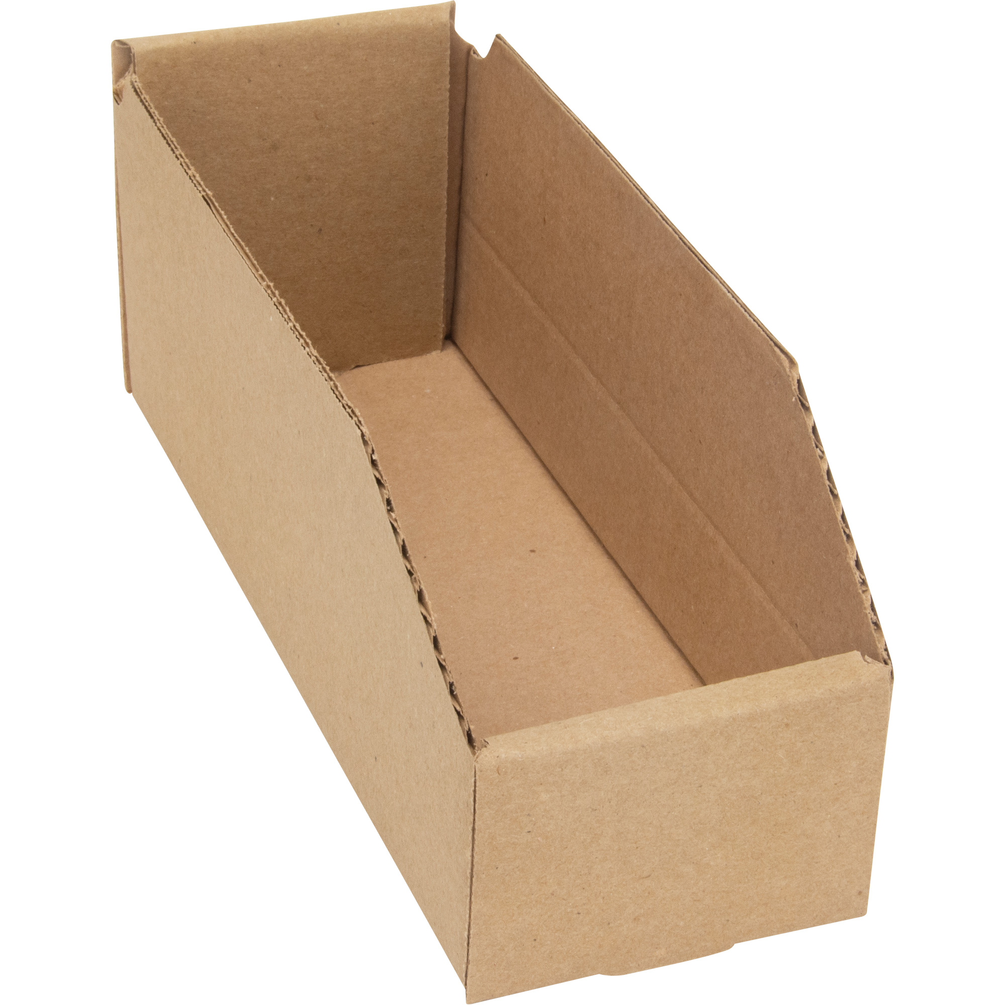 Boîtes profondes en carton ondulé, 3-3/4" la x 11-1/4" p x 4-1/2" h, Beige