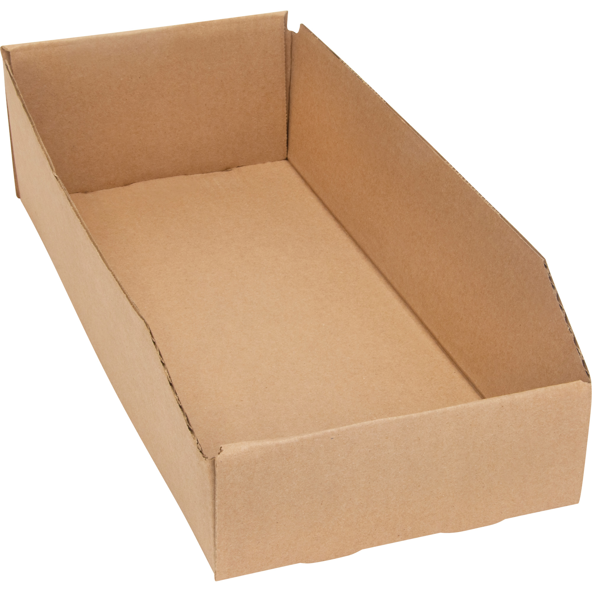 Boîtes profondes en carton ondulé, 7-3/4" la x 17-1/4" p x 4-1/2" h, Beige