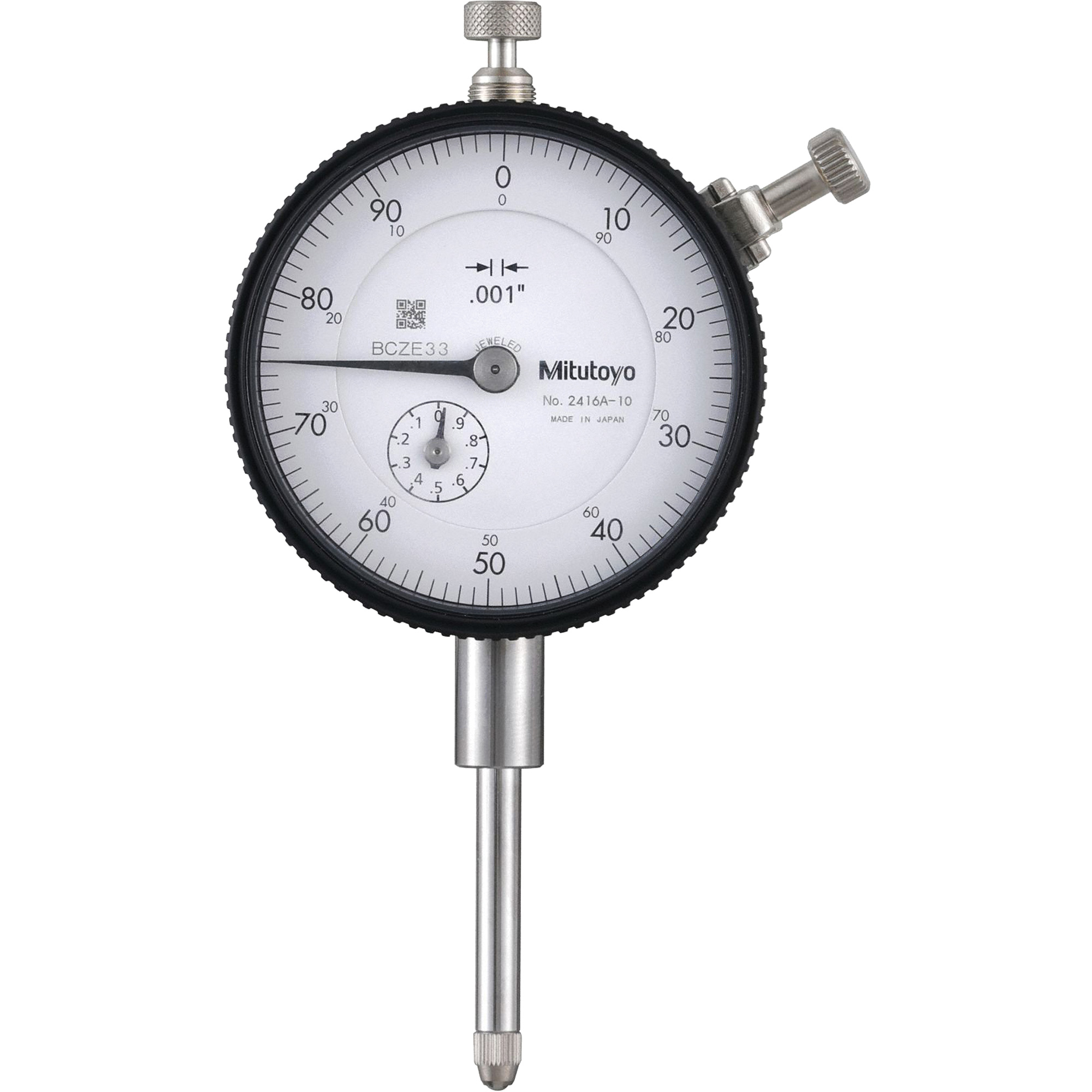 Cadran indicateur, 0" - 1" Portée