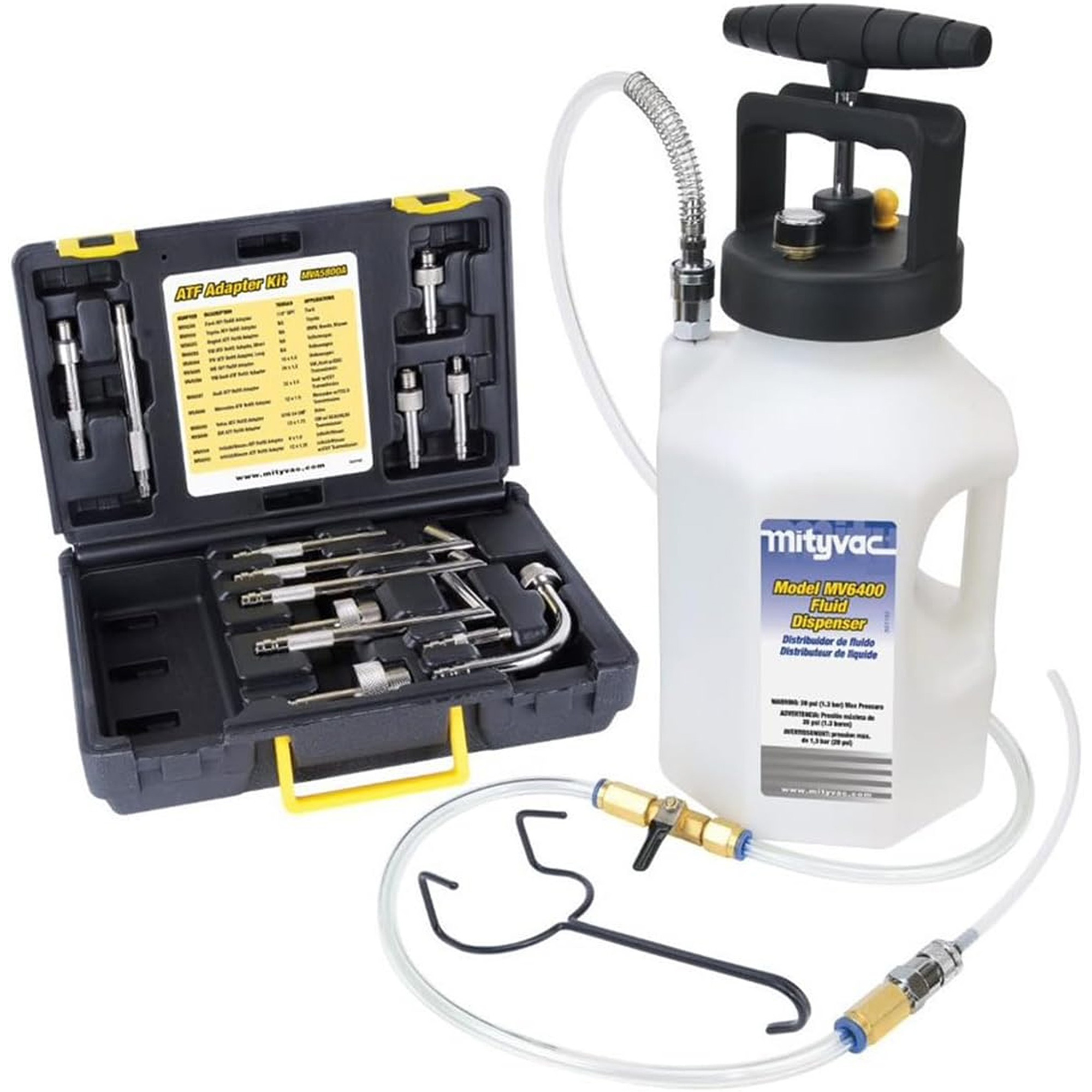 Système de remplissage de liquide de transmission automatique de 1 gallon