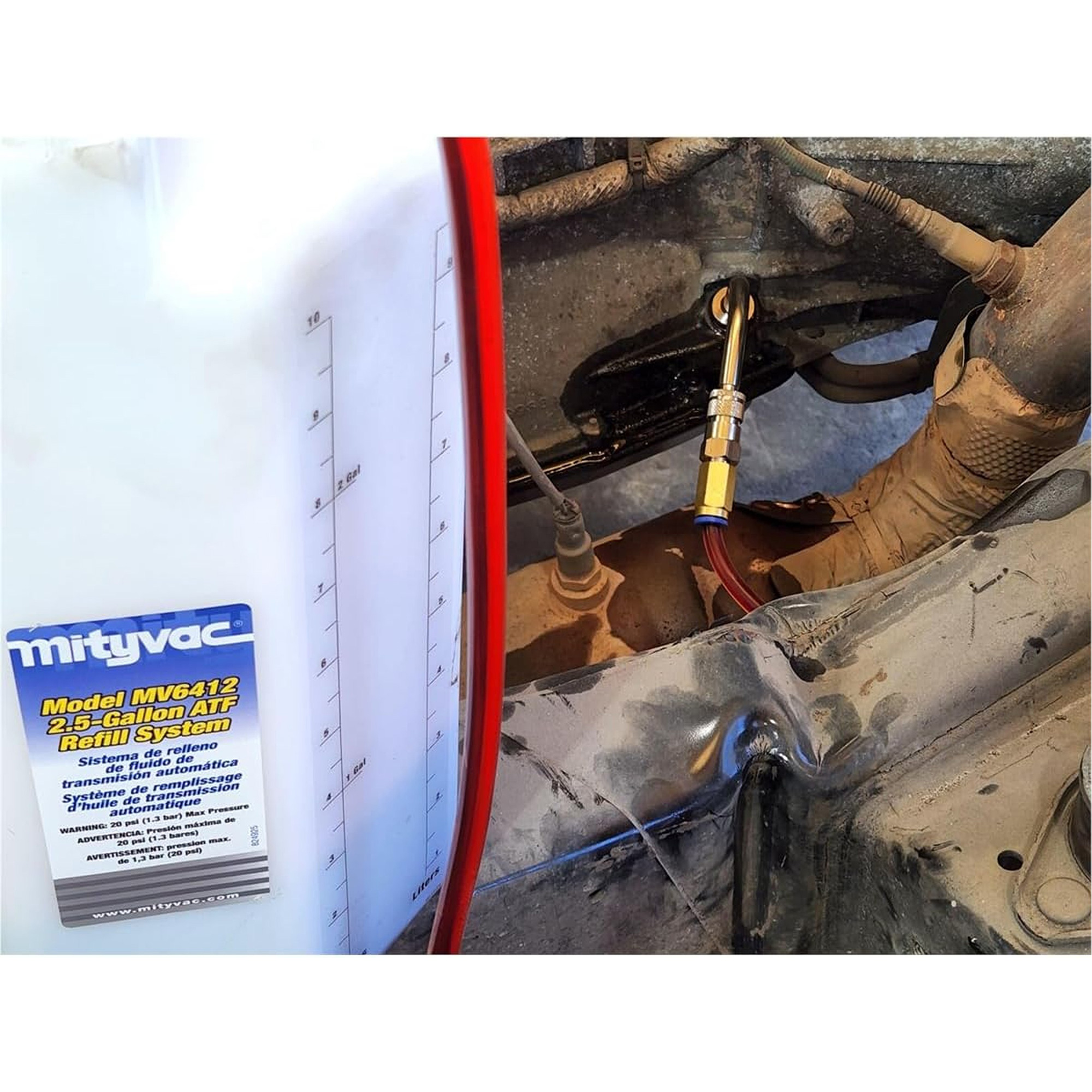 Système de remplissage de liquide de transmission automatique de 2,5 gallon – Image 3