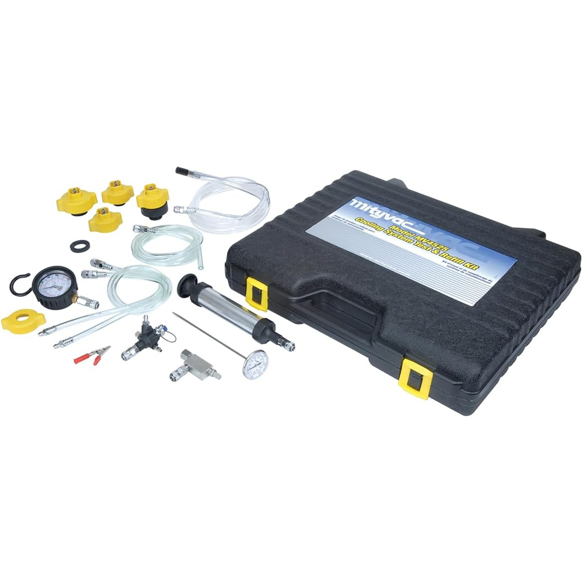 Trousse de test et de remplissage pour système de refroidissement