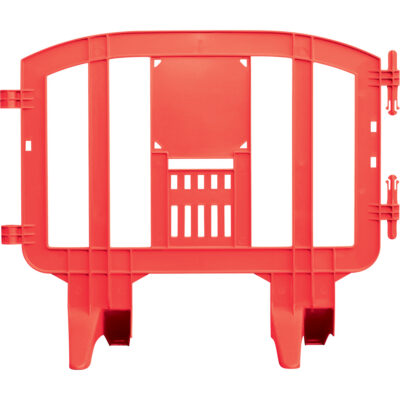 Barricade Minit, Emboîtables, 49" lo x 39" h, Rouge