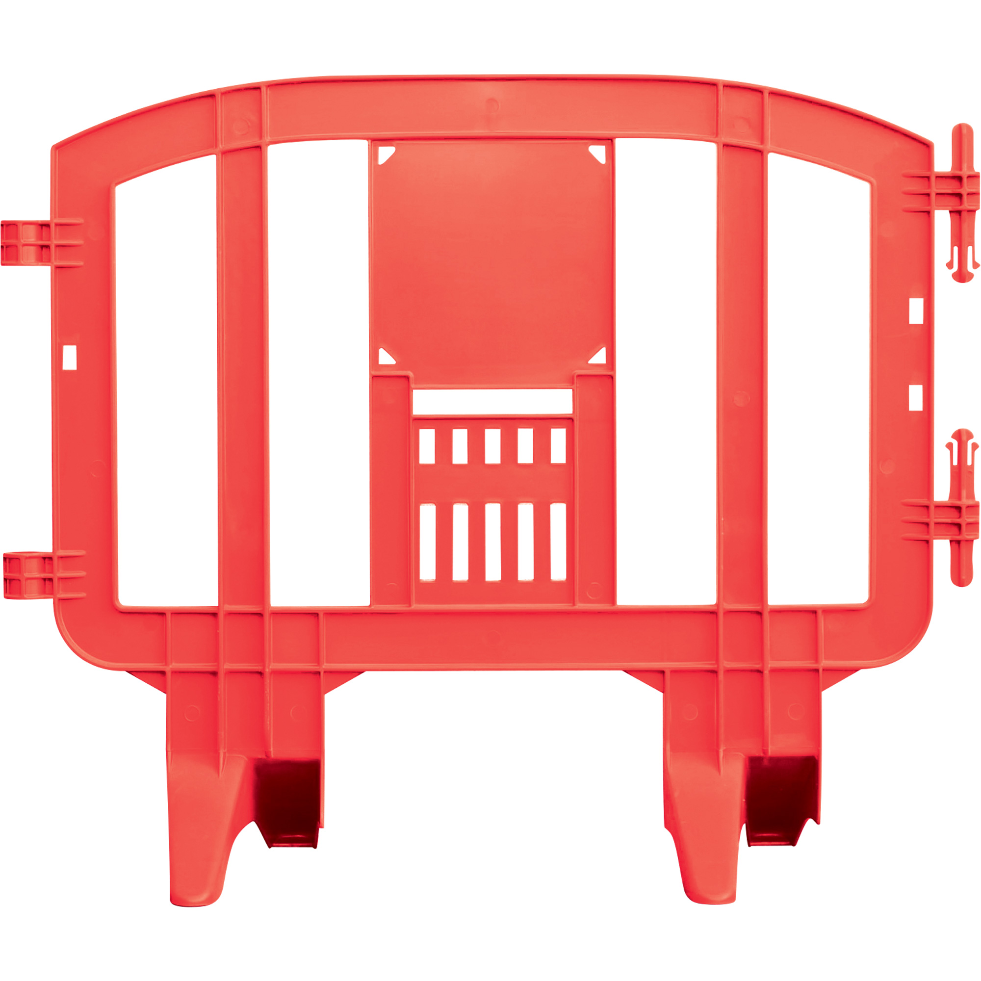 Barricade Minit, Emboîtables, 49" lo x 39" h, Rouge