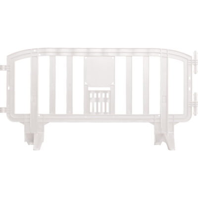 Barricade Movit, Emboîtables, 78" lo x 39" h, Blanc