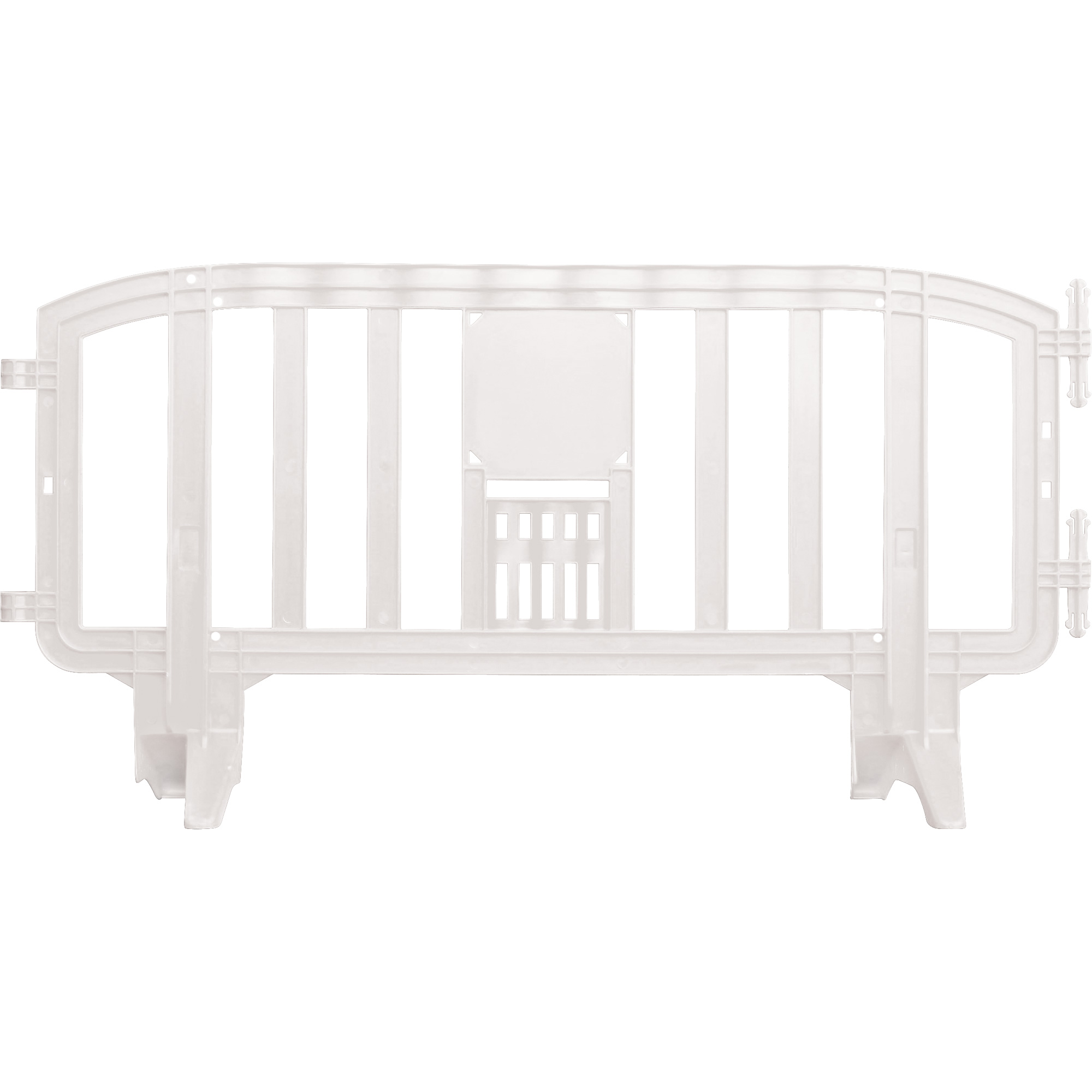 Barricade Movit, Emboîtables, 78" lo x 39" h, Blanc