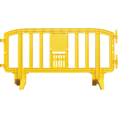 Barricade Movit, Emboîtables, 78" lo x 39" h, Jaune