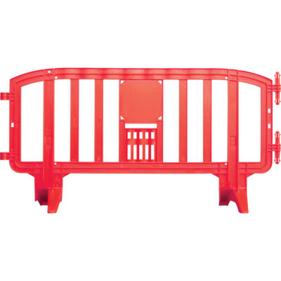 Barricade Movit, Emboîtables, 78" lo x 39" h, Rouge