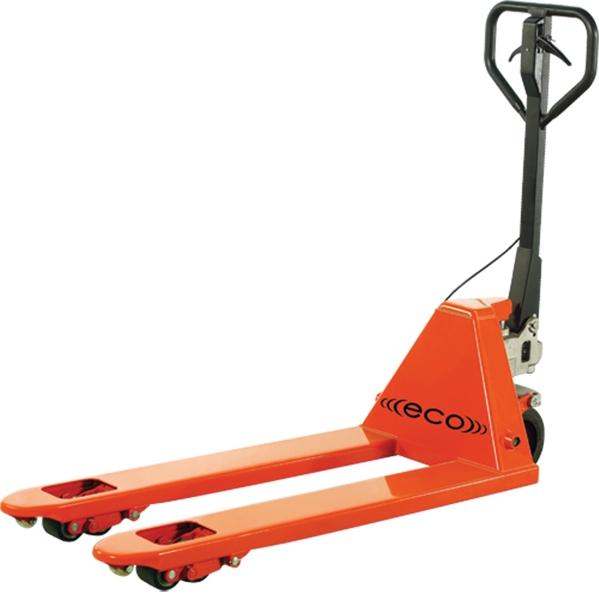 Transpalette à frein automobile ECO I-55, Acier, 48" lo x 20,5" la, Capacité 5500 lb