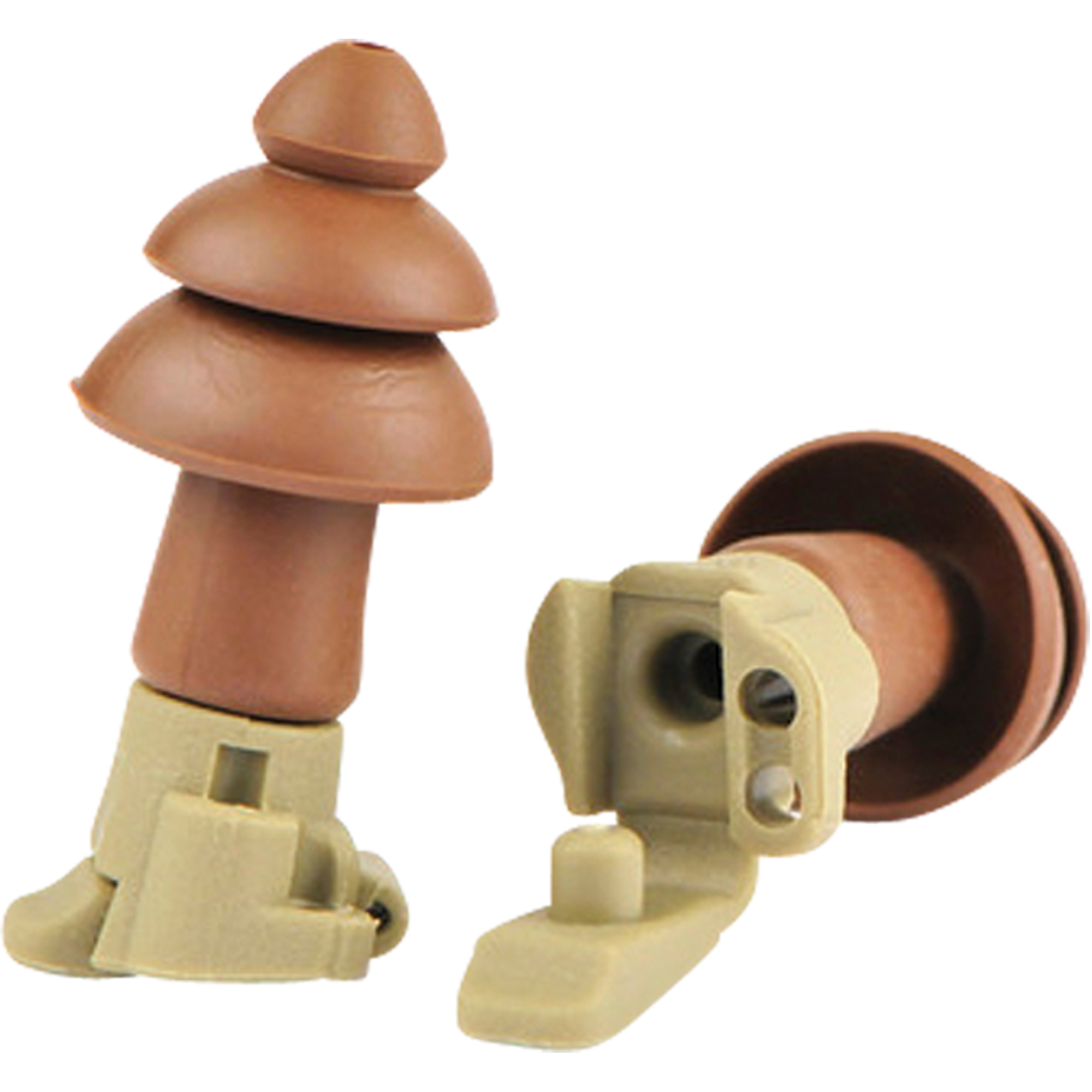 Bouchons d'oreilles BattlePlugsMD Impulse, Sans cordon, Paire - Boîtier en plastique, 24 dB NRR, Grand