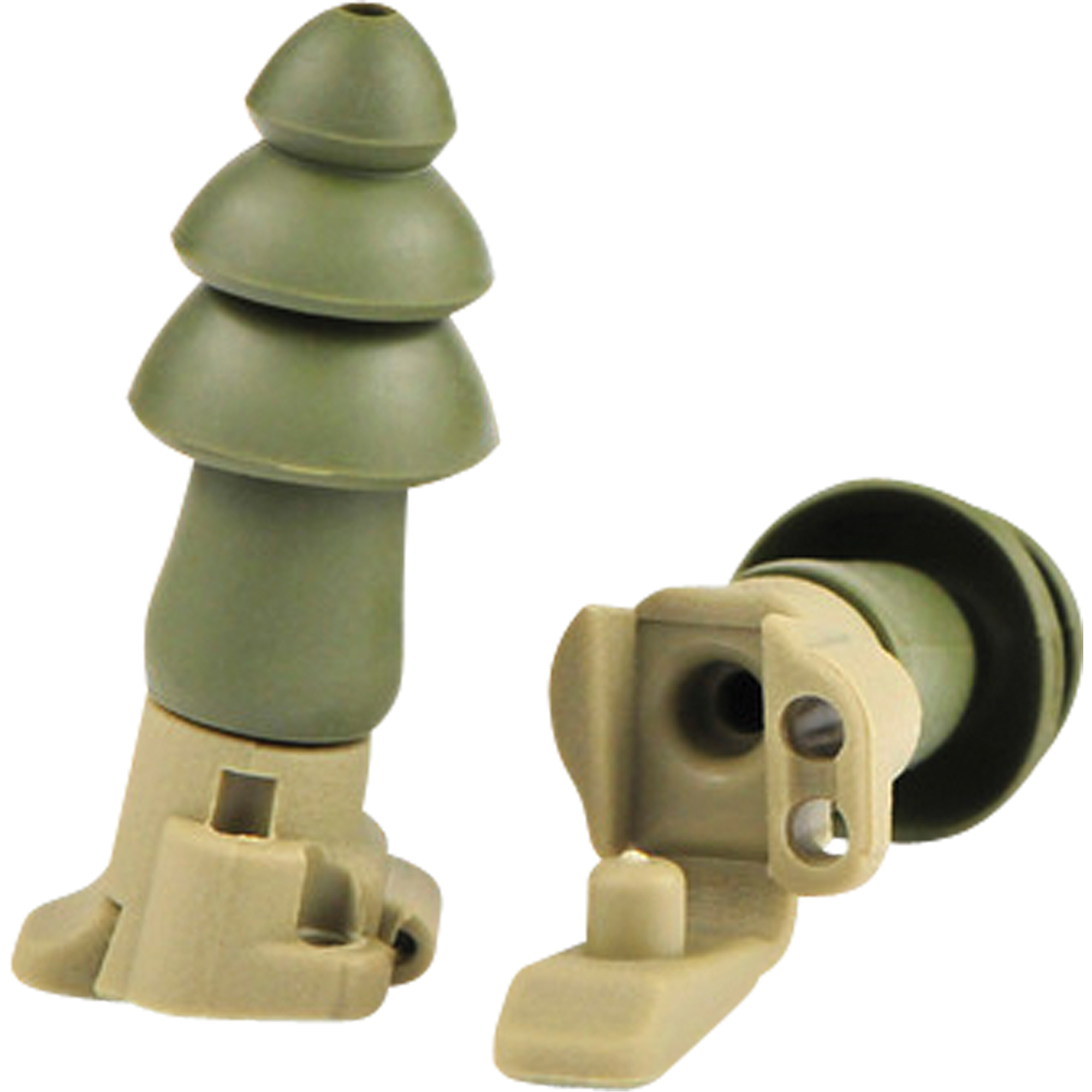 Bouchons d'oreilles BattlePlugsMD Impulse, Sans cordon, Paire - Boîtier en plastique, 24 dB NRR, Moyen