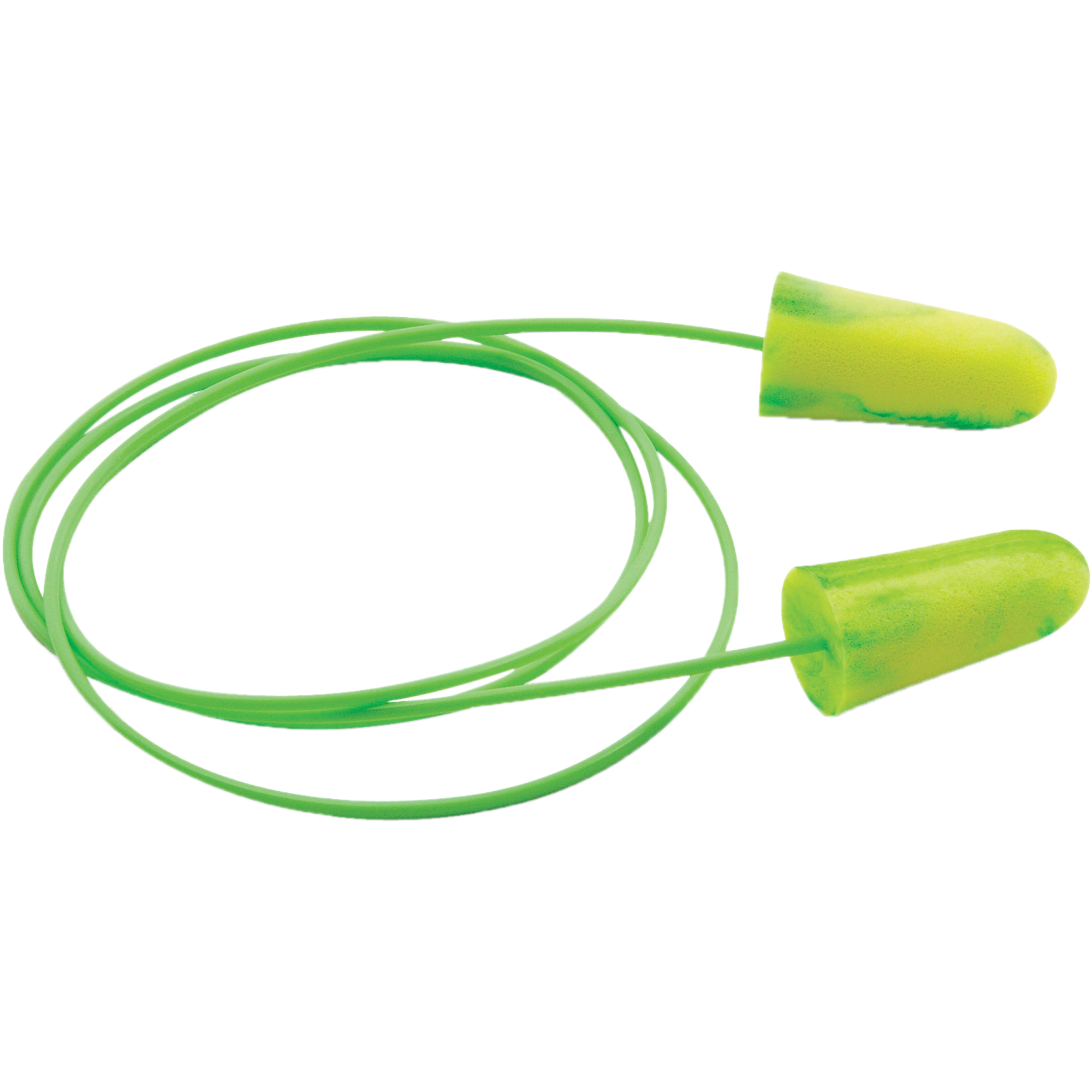 Bouchons d'oreilles en mousse Goin'GreenMC, Vrac - Boîte, Avec cordon