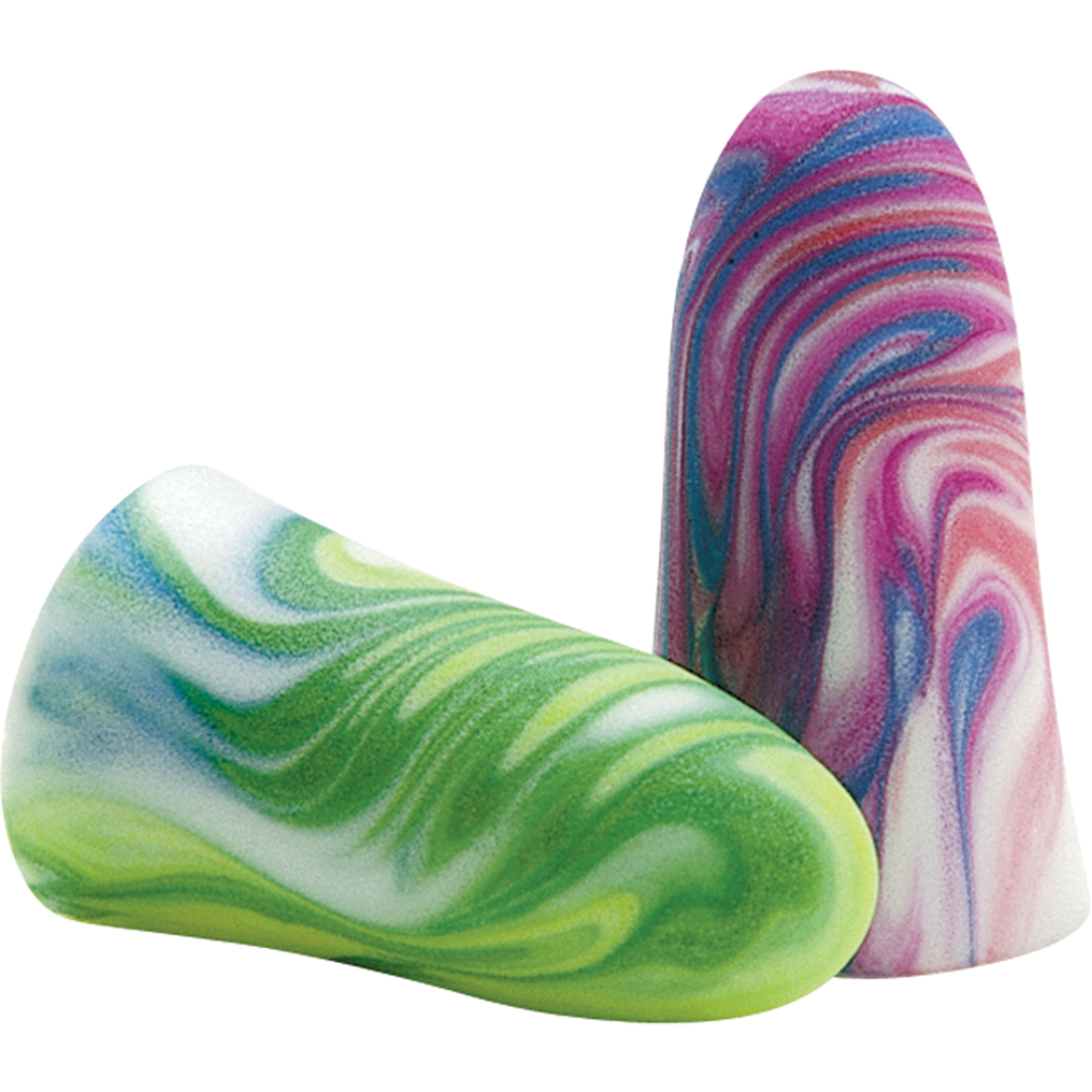Bouchons d'oreilles en mousse muticolores SparkPlugsMD, Vrac - Boîte