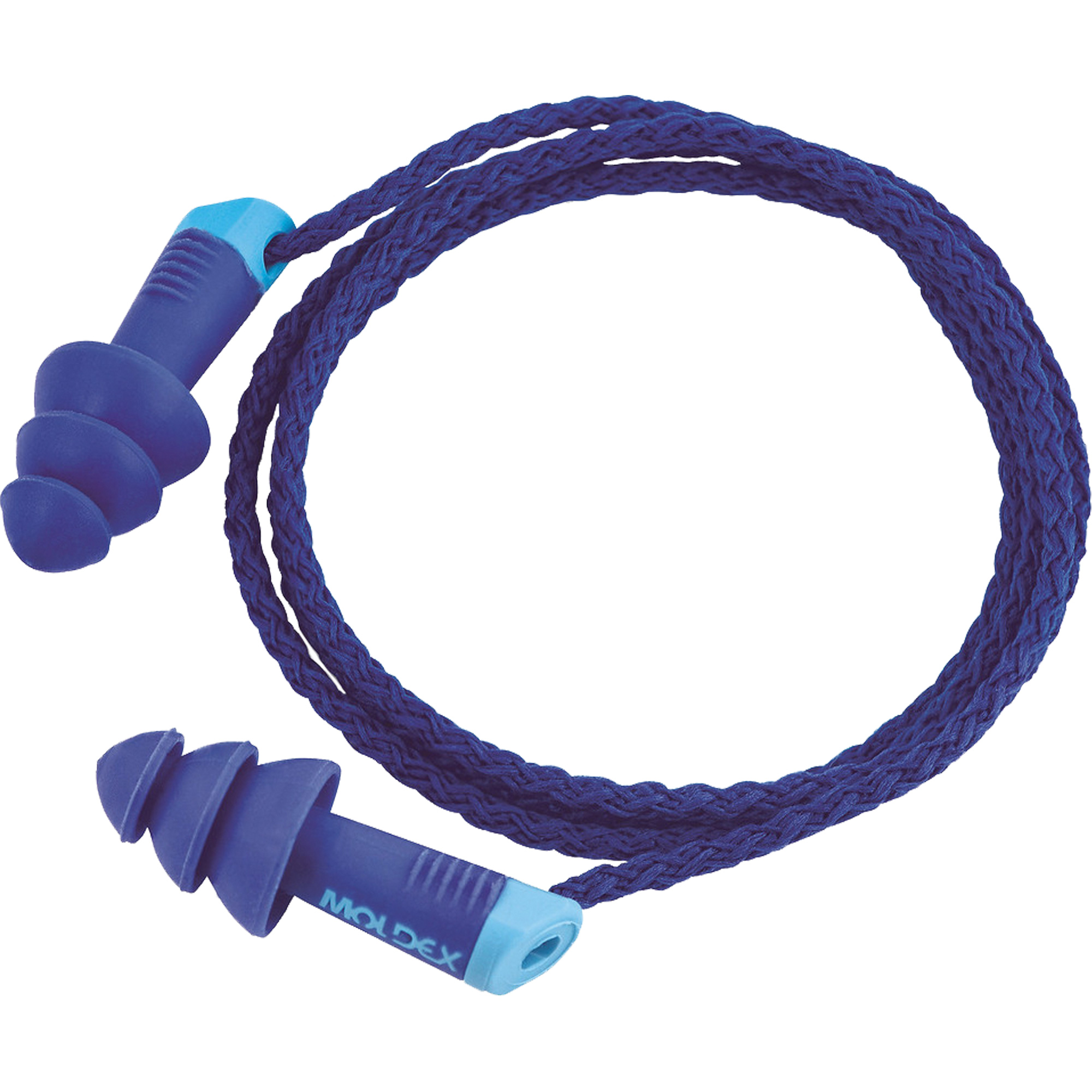 Bouchons d'oreilles réutilisables et détectables AlphasMC, Avec cordon, Taille unique, Vrac - Sac en poly, NRR dB 27