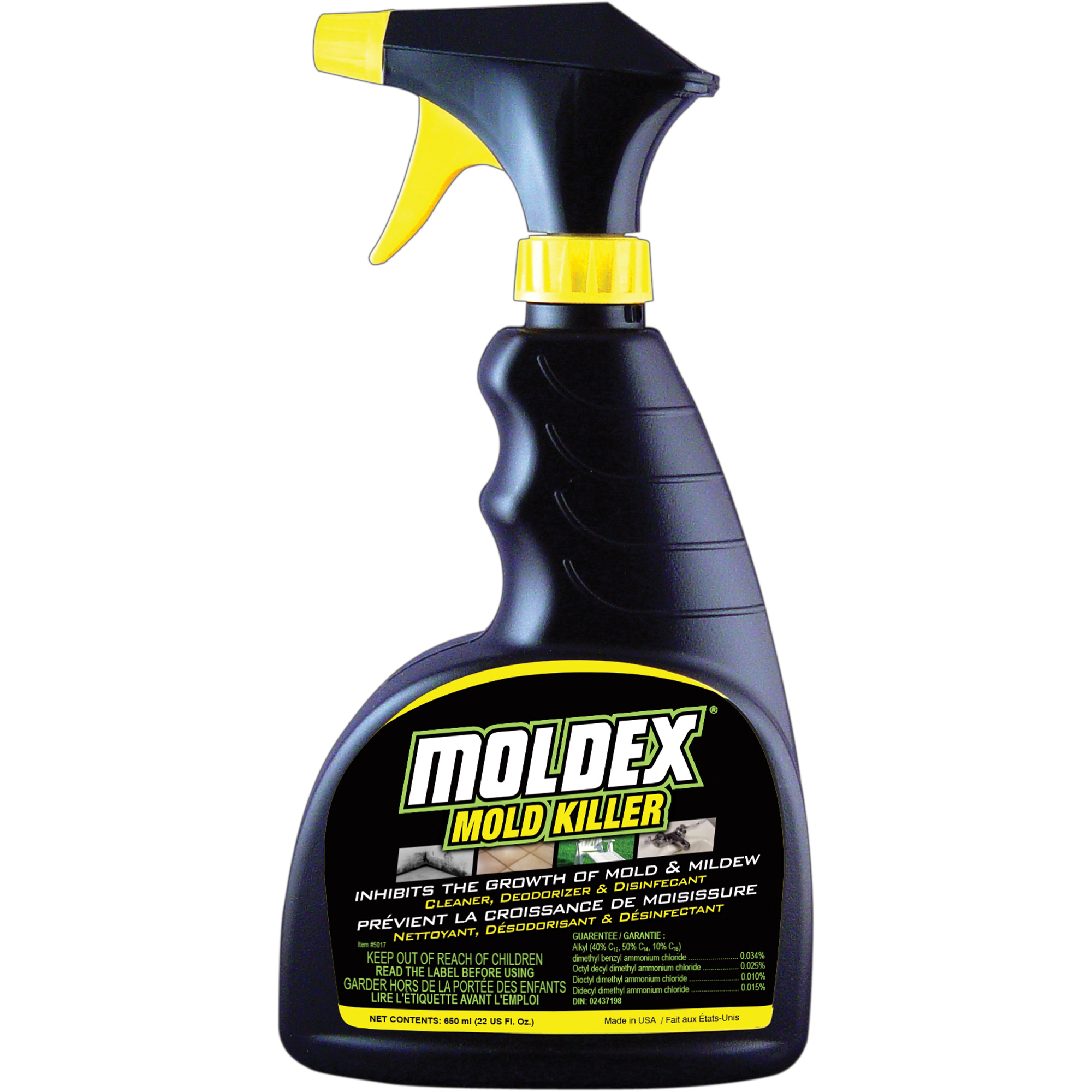Désinfectant contre les moisissures, 650 ml, Bouteille à gâchette