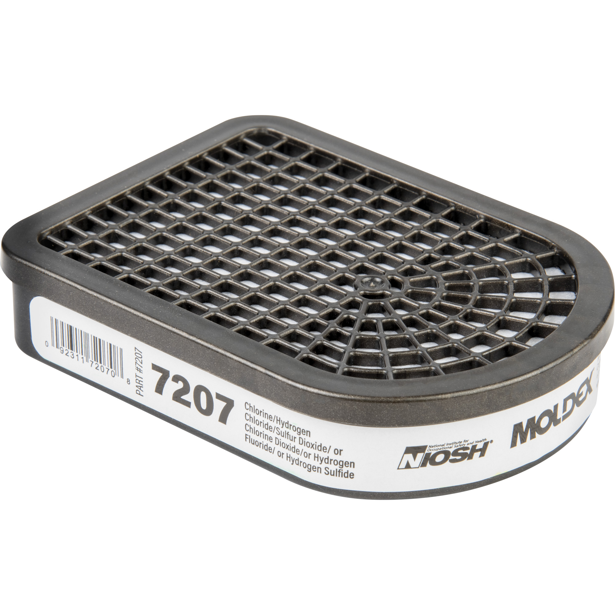 Cartouche pour respirateur semi-rectangulaire, Cartouche gaz/vapeur, Gaz acide