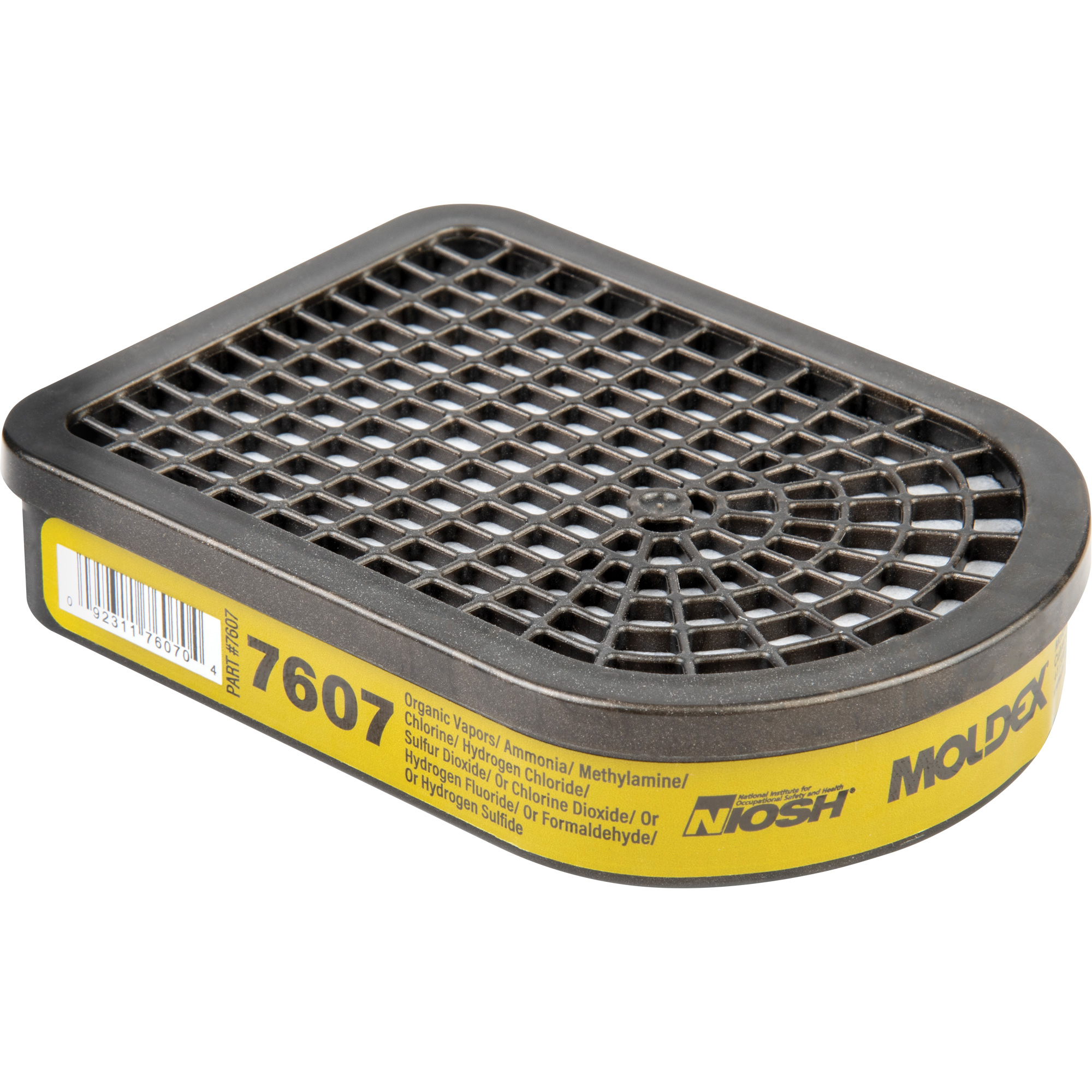 Cartouche pour respirateur semi-rectangulaire, Cartouche gaz/vapeur, Gaz multiples/Vapeurs