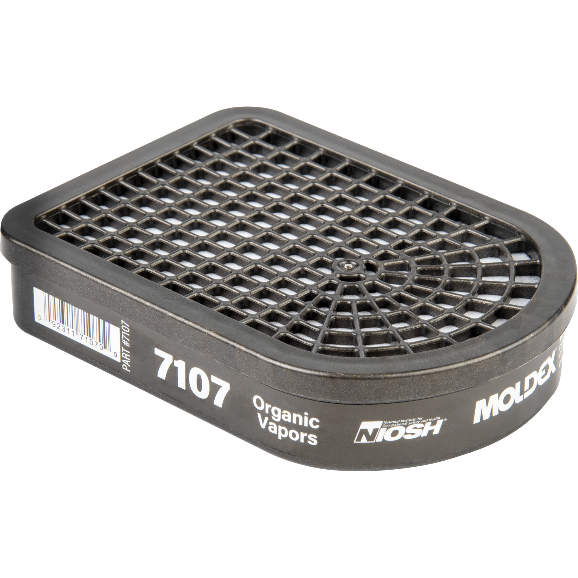 Cartouche pour respirateur semi-rectangulaire, Cartouche gaz/vapeur, Vapeur organique