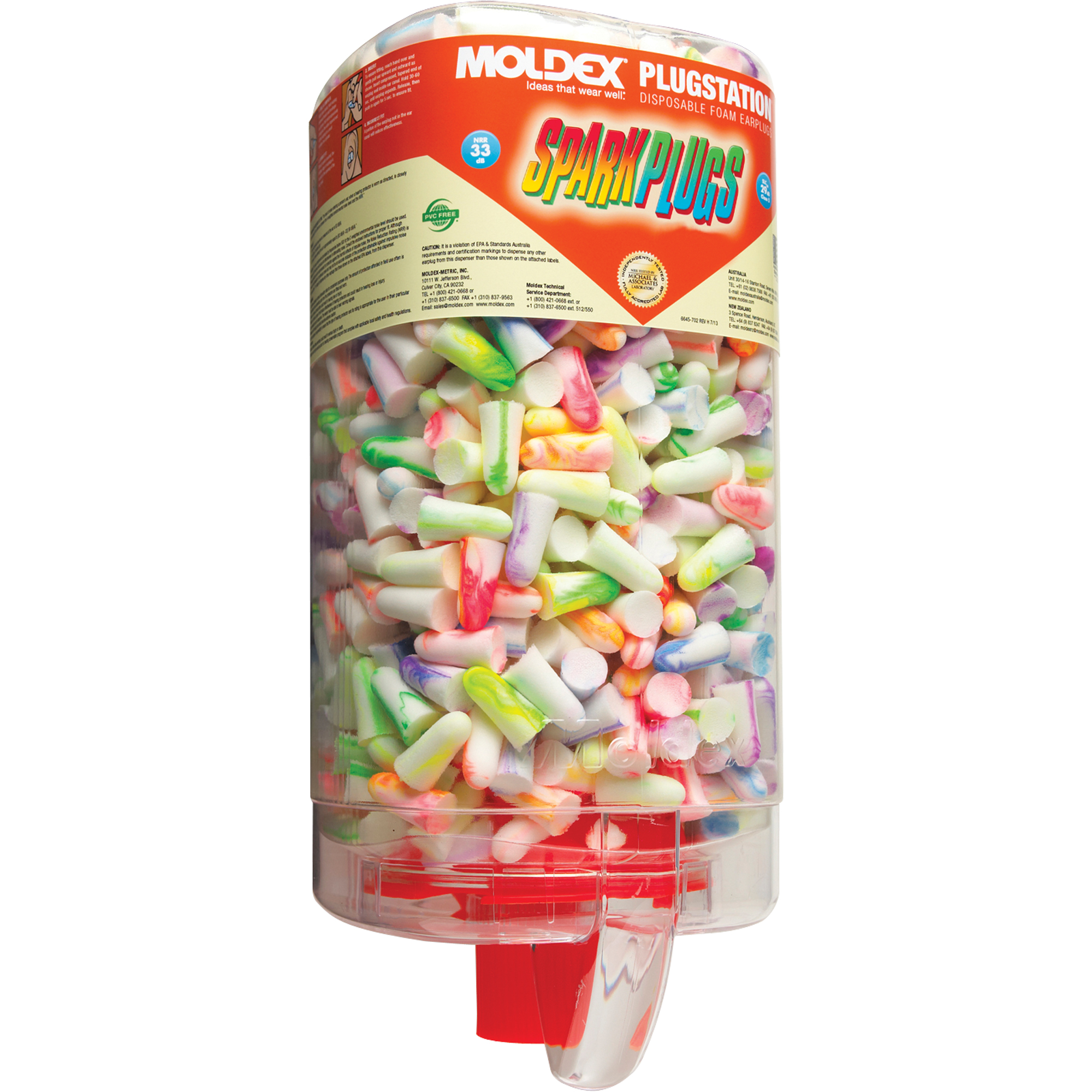 Distributeurs de bouchons d'oreilles PlugstationMD SparkPlugsMD