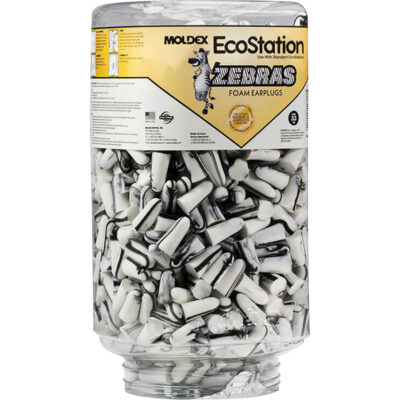 Recharge de bouchons d'oreilles ZebraMC pour distributeurs de bouchons d'oreilles EcoStationMD, Vrac - Contenant