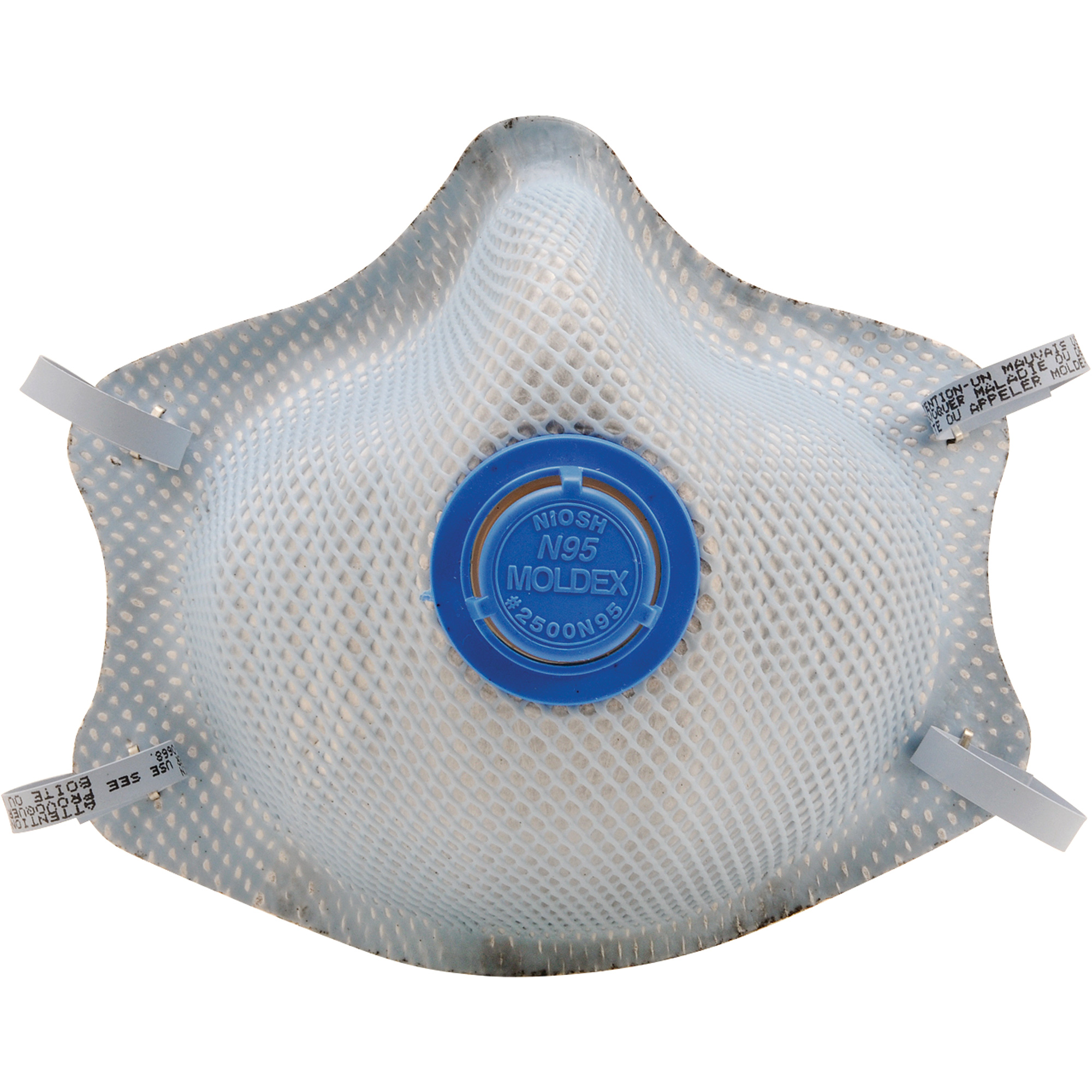 Respirateurs contre les particules 2500, N95, Certifié NIOSH, Grand/Moyen