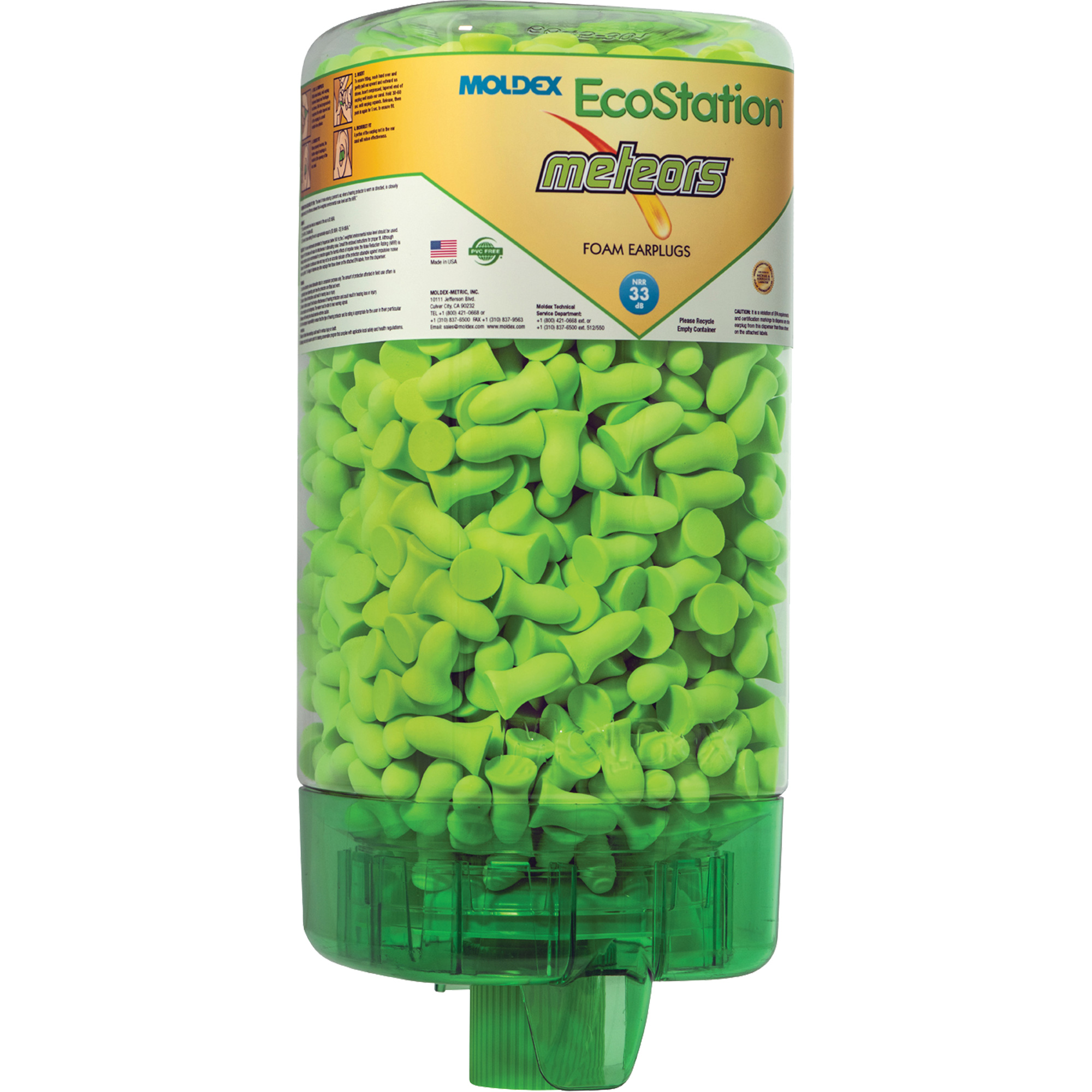 Trousse de démarrage de distributeur de bouchons d'oreilles EcoStationMC MeteorsMD