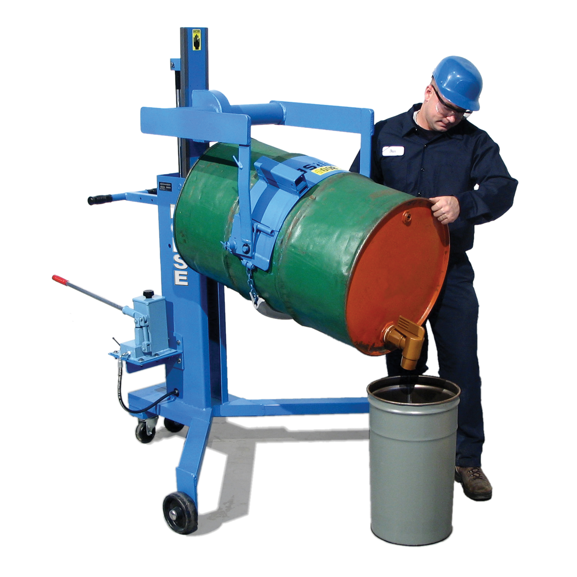 Basculeur - palettiseurs pour barils, 55 gal. US (45 gal. imp.)
