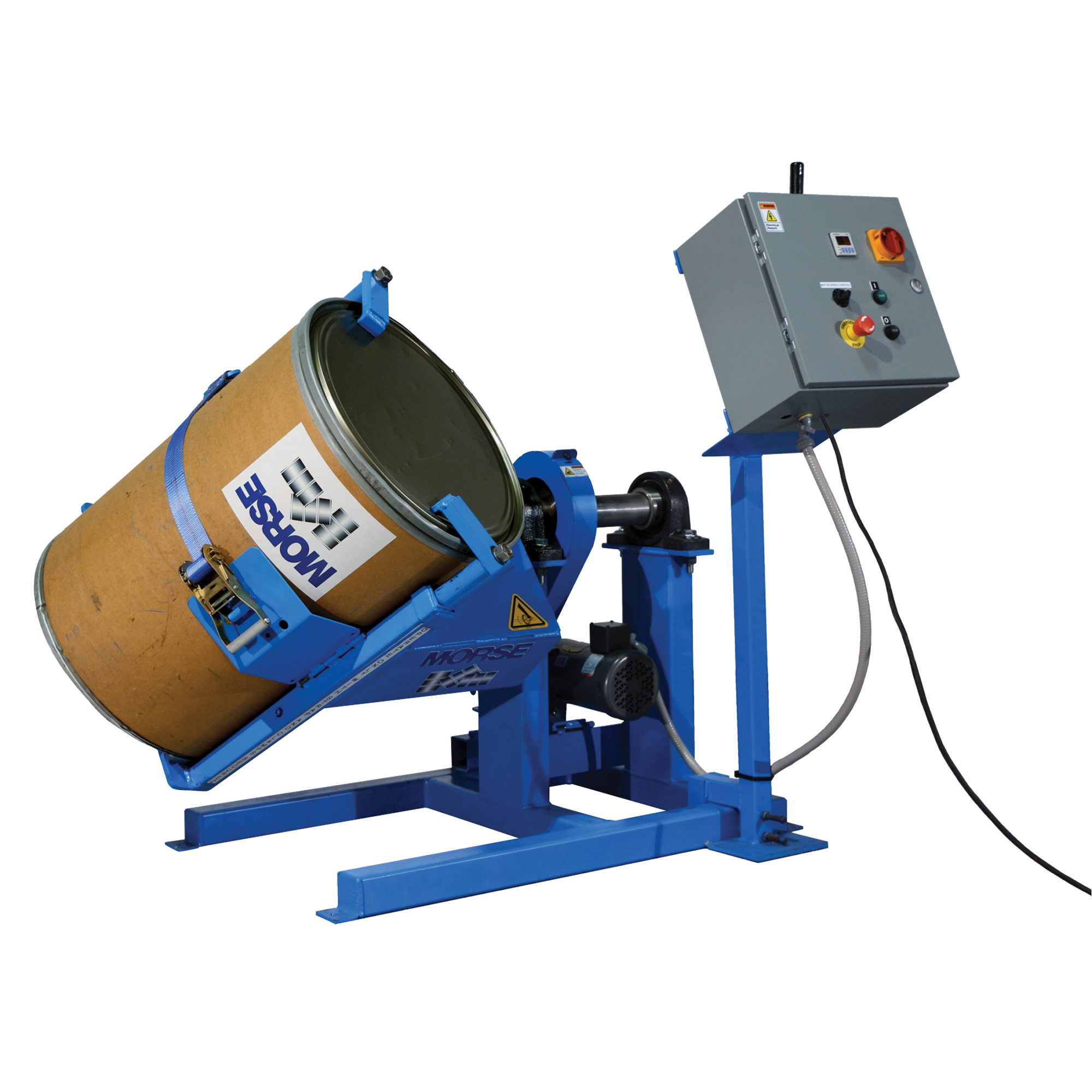 Mélangeur pour barils avec tableau de contrôle, 55 gal. US (45 gal. imp.) Capacité, Vitesse variable, 1 CV