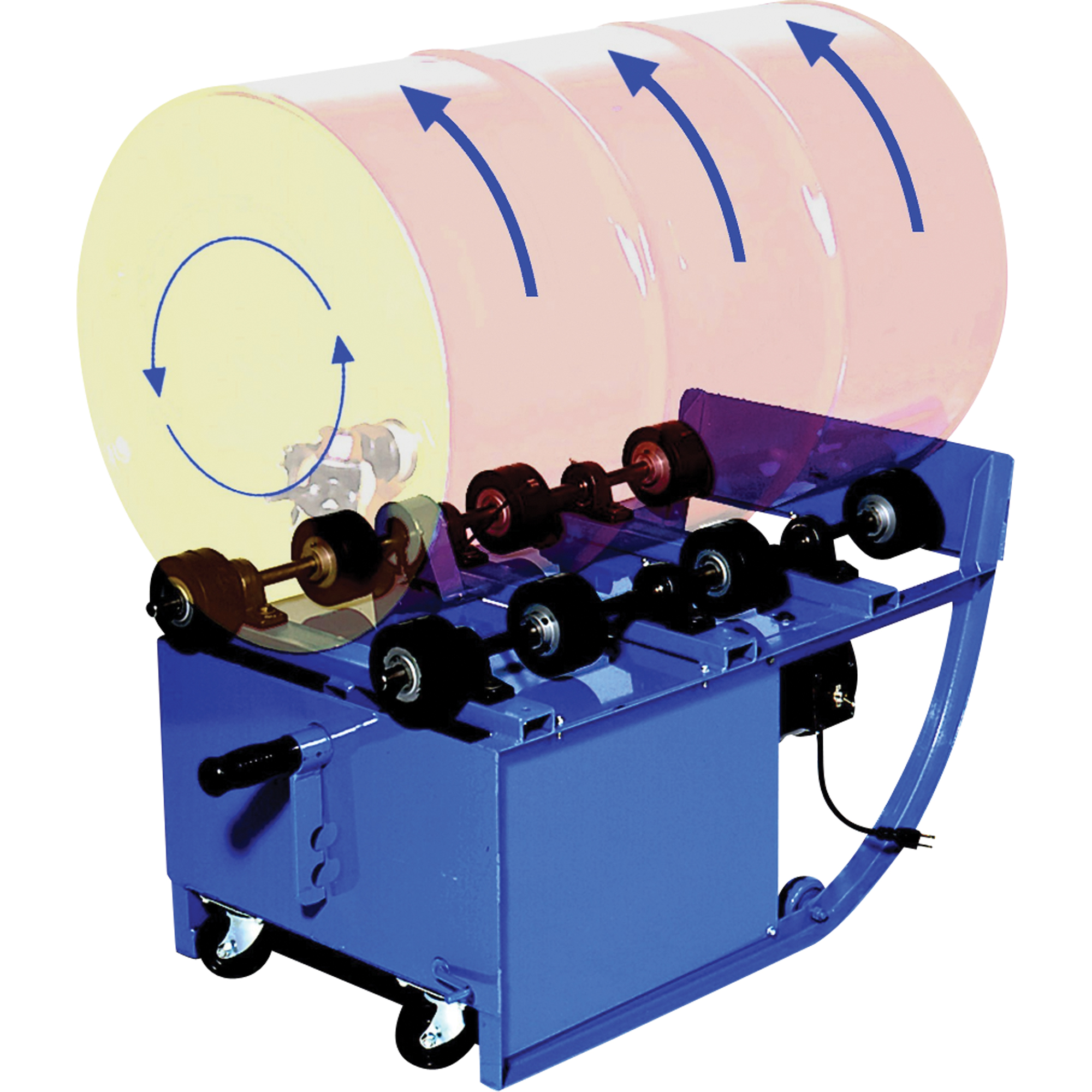 Mélangeurs portatifs, 55 gal. US (45 gal. imp.) Capacité, Vitesse variable, 0,5 CV