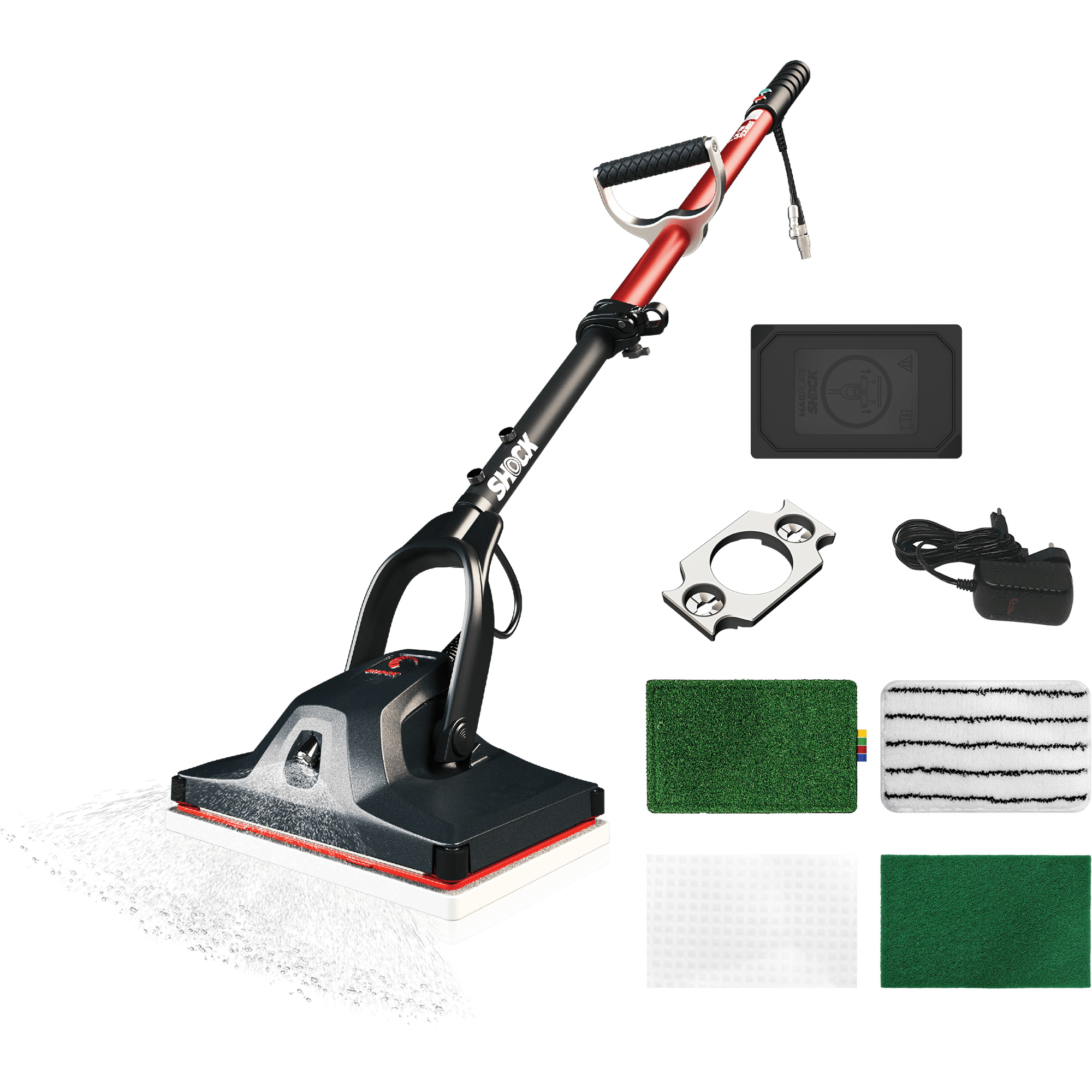 Machine oscillante pour le nettoyage des planchers Shock, Nettoyant