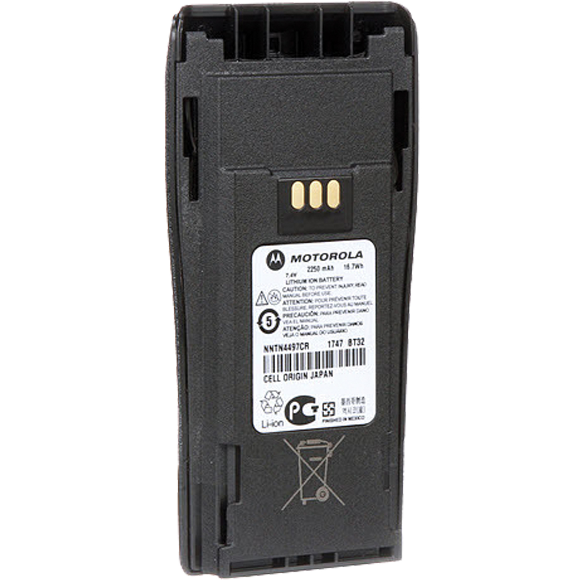 Batterie radio commerciale bidirectionnelle haute capacité