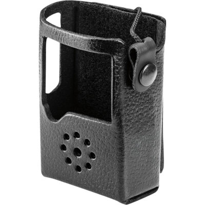 Étui en cuir avec passant de ceinture