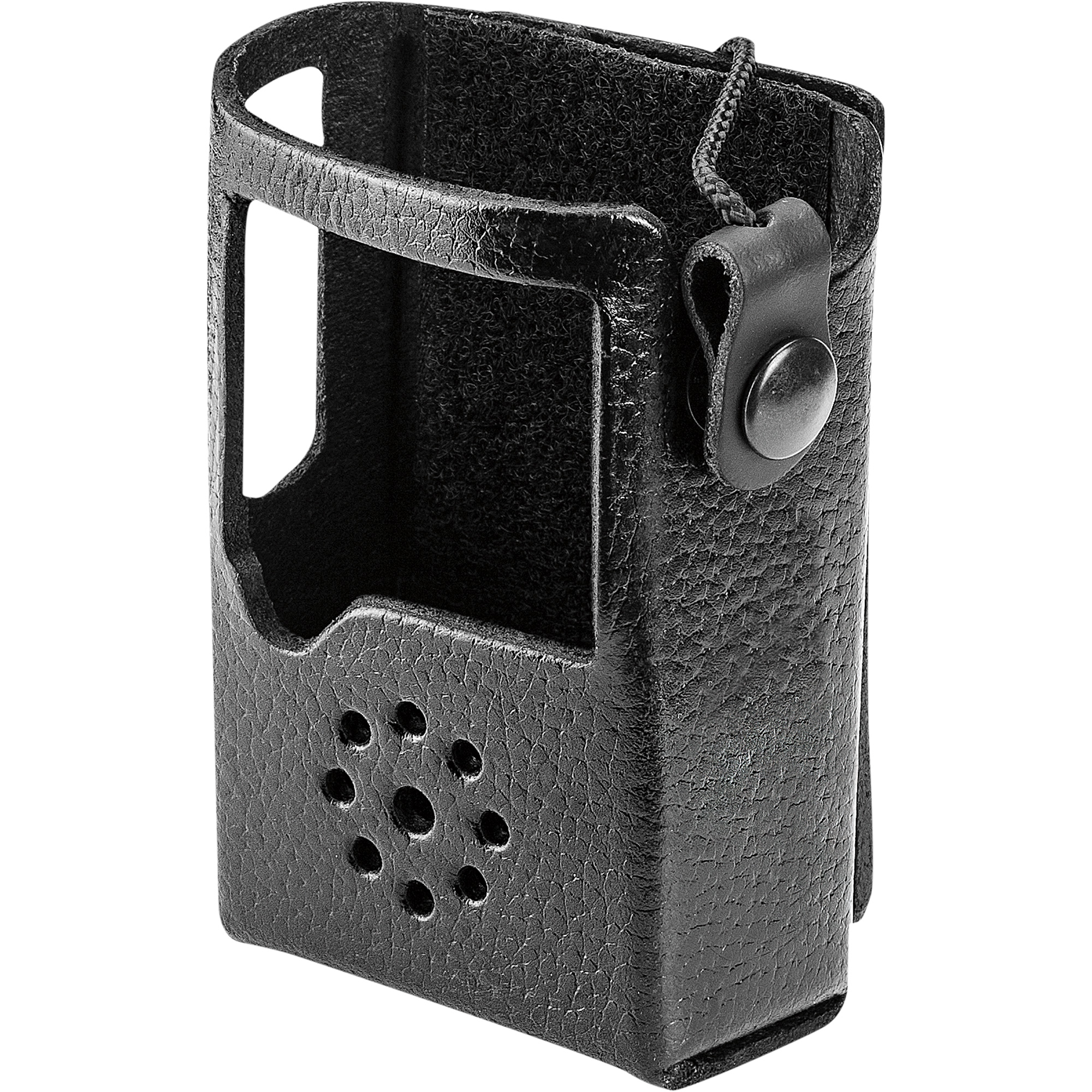 Étui en cuir avec passant de ceinture