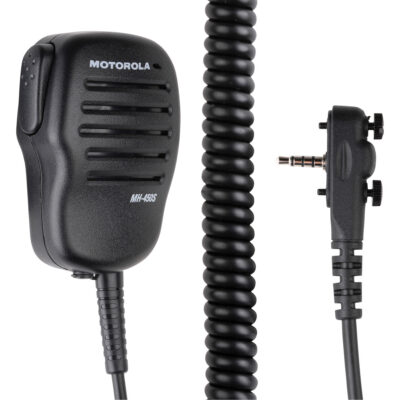 Microphone et haut-parleur avec fiche audio