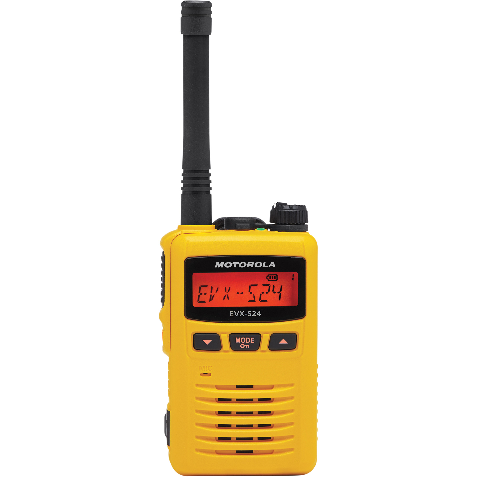 Radio portative de série EVX-S24, Bande UHF, 256 canaux, Portée 200 000 pi²