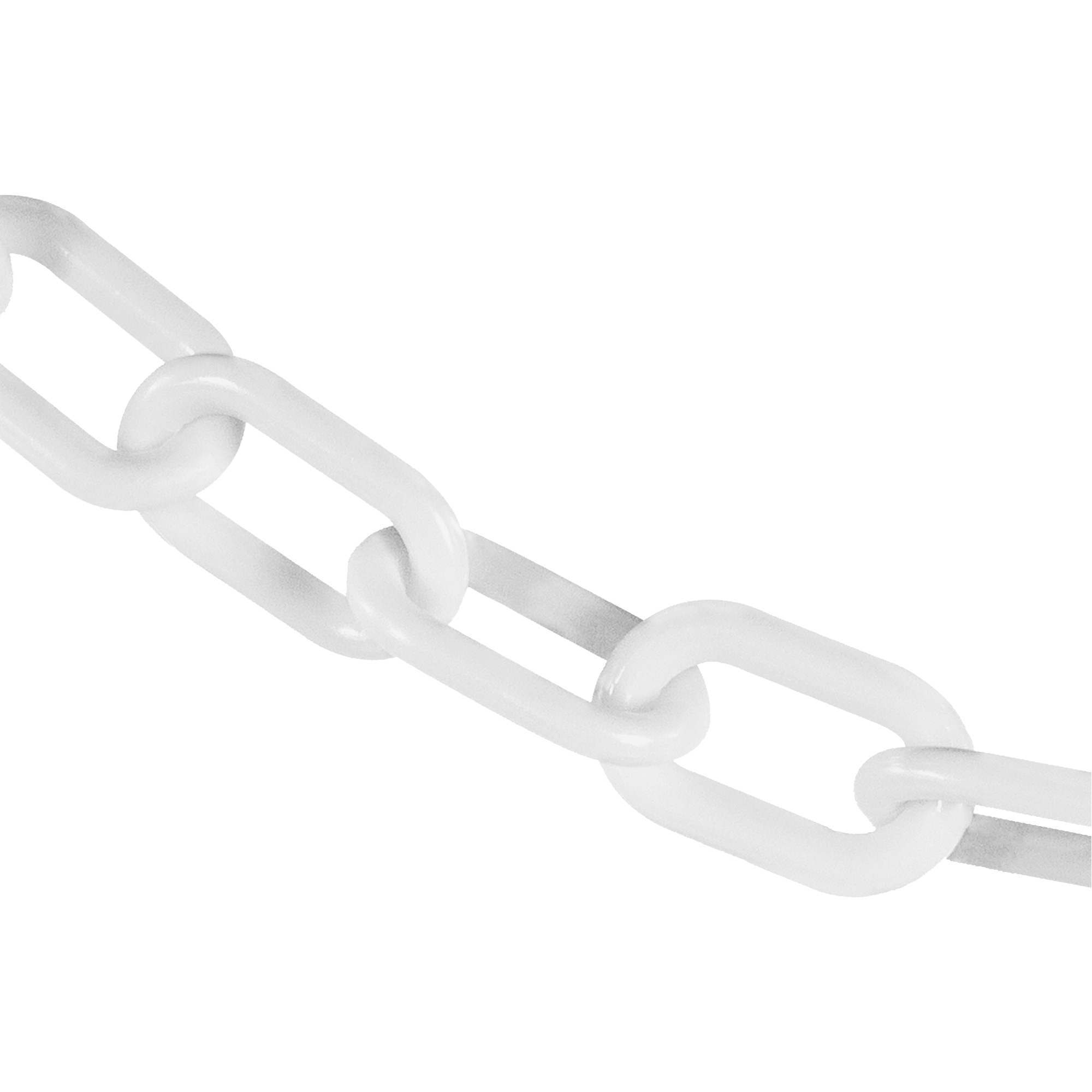 Chaîne de sécurité en plastique robuste, Blanc