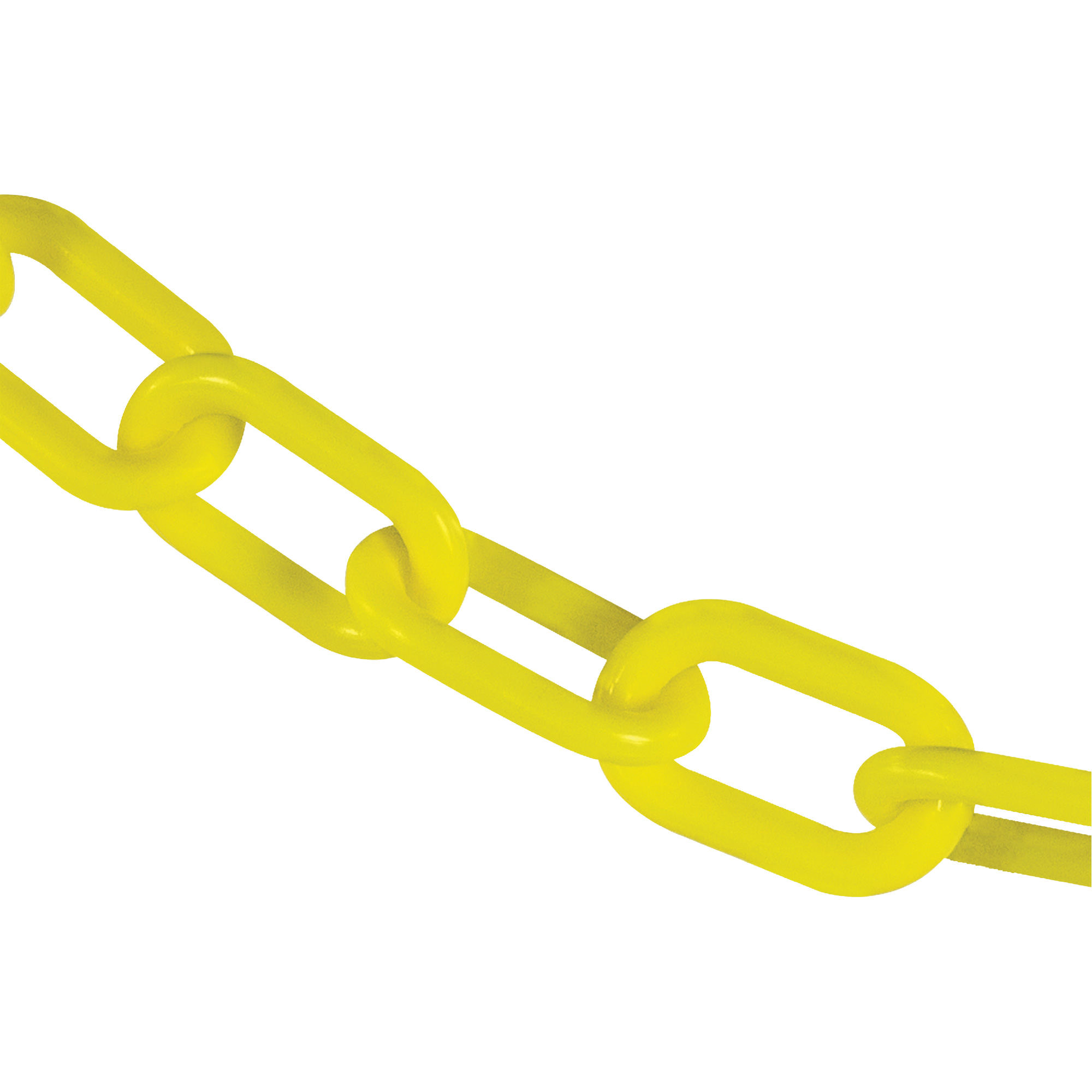 Chaîne de sécurité en plastique robuste, Jaune
