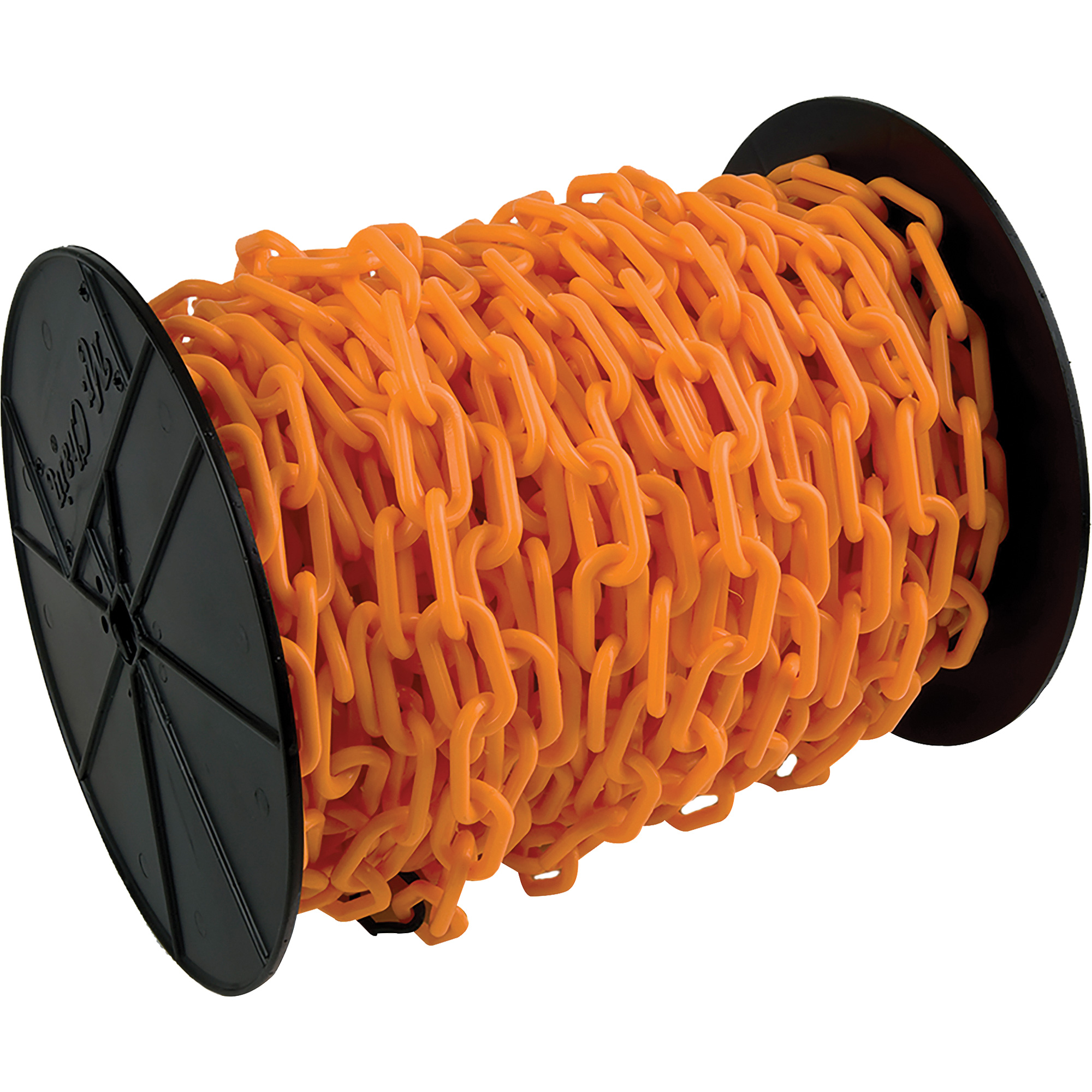 Chaîne de sécurité en plastique robuste, Orange